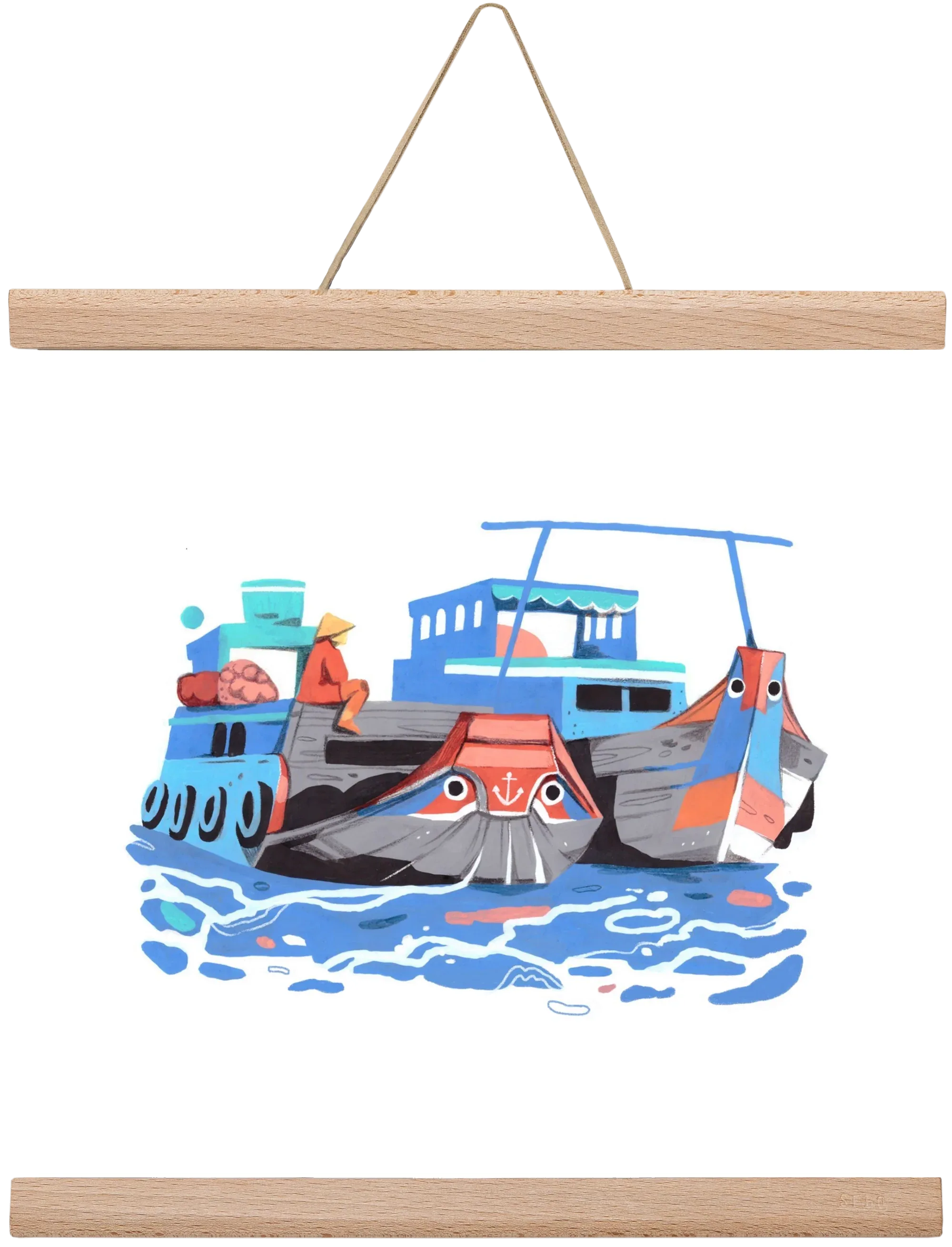 Cai Rang floating market - artbridge