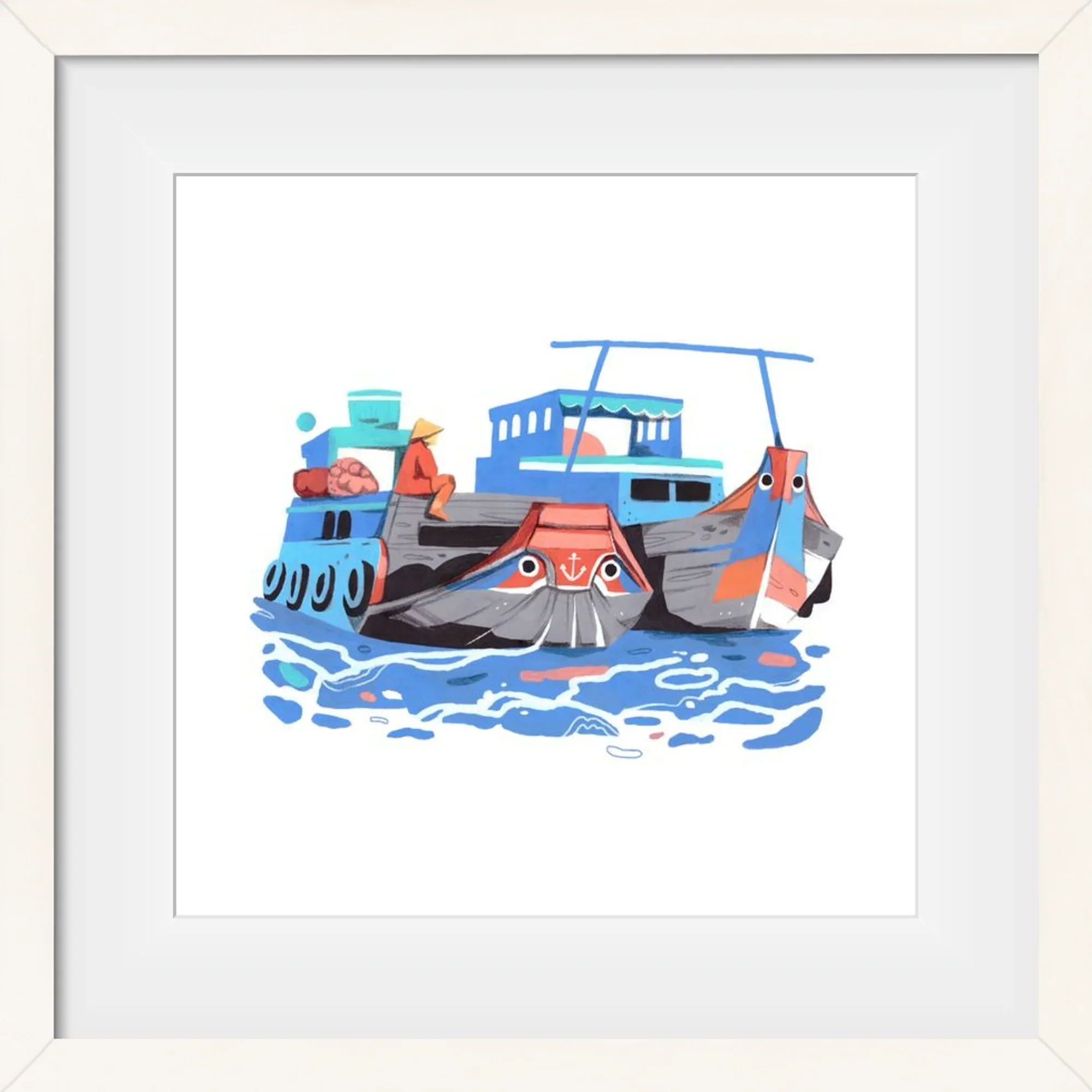 Cai Rang floating market - artbridge
