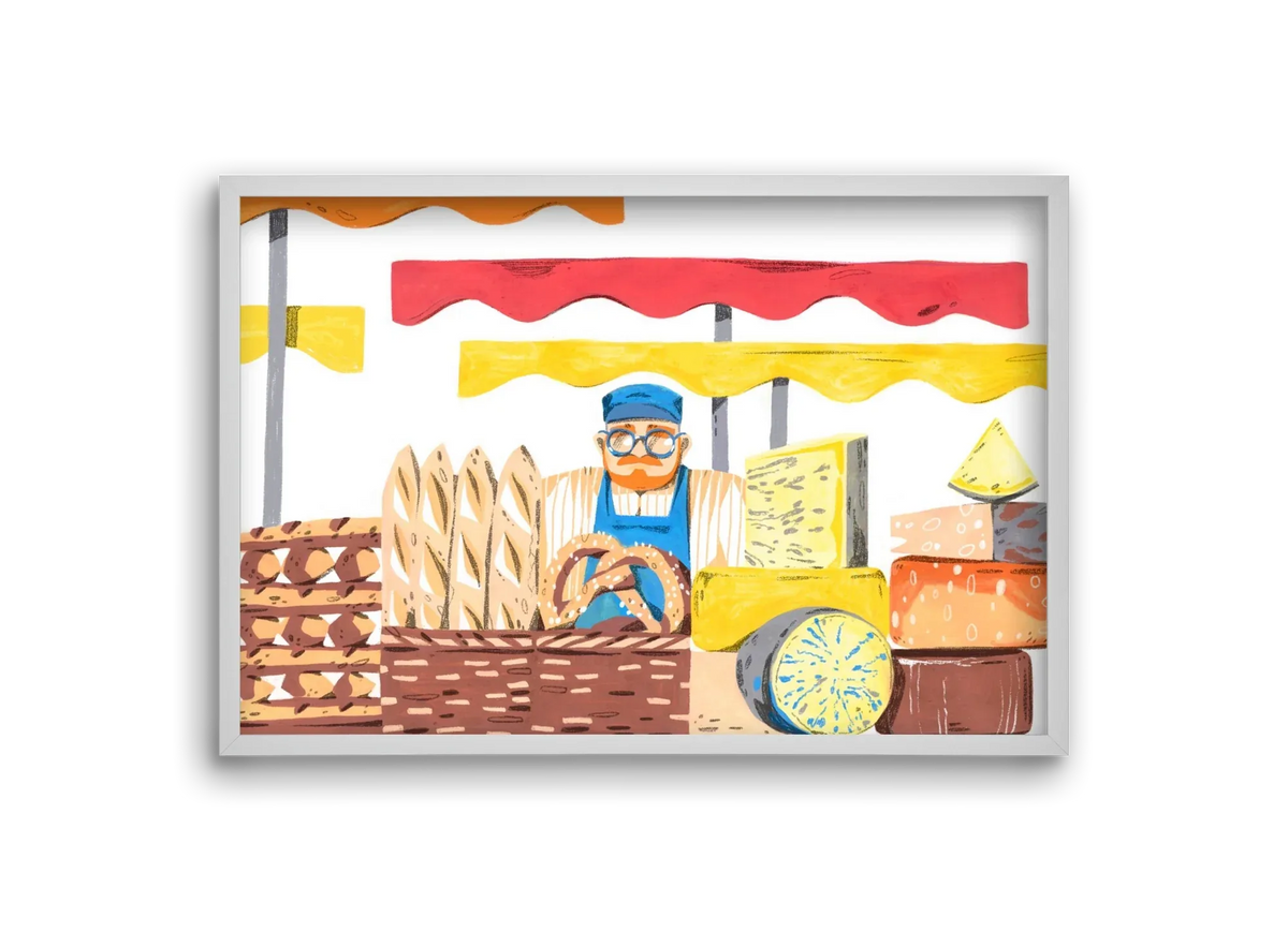 Cheese market - artbridge