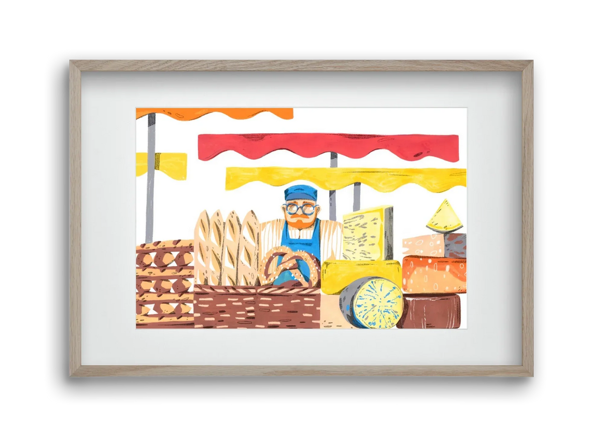 Cheese market - artbridge