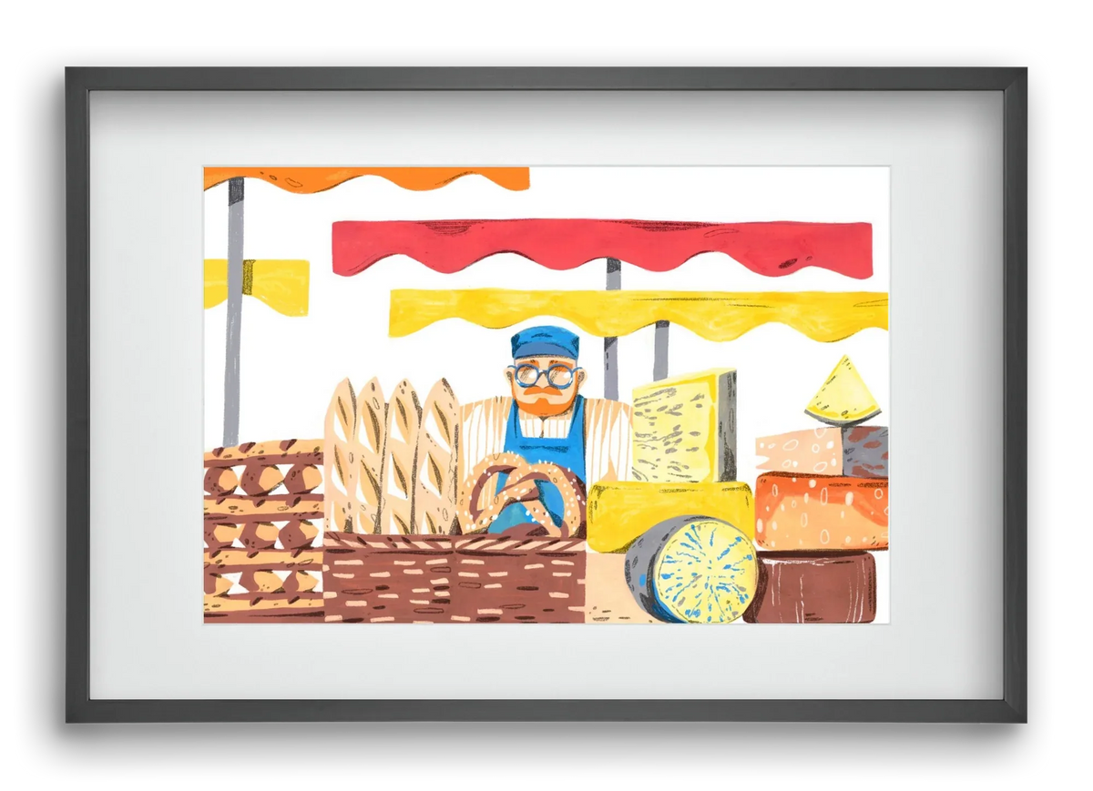 Cheese market - artbridge