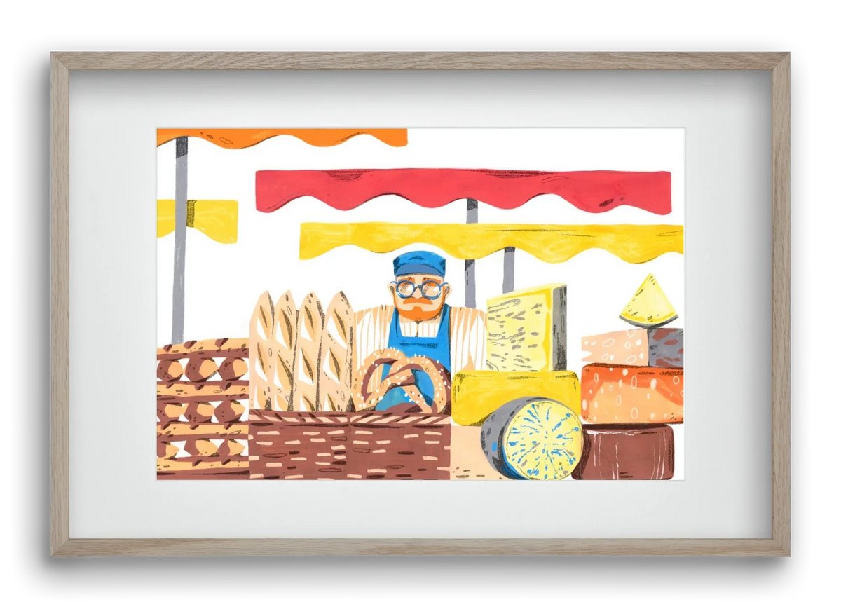 Cheese market - artbridge