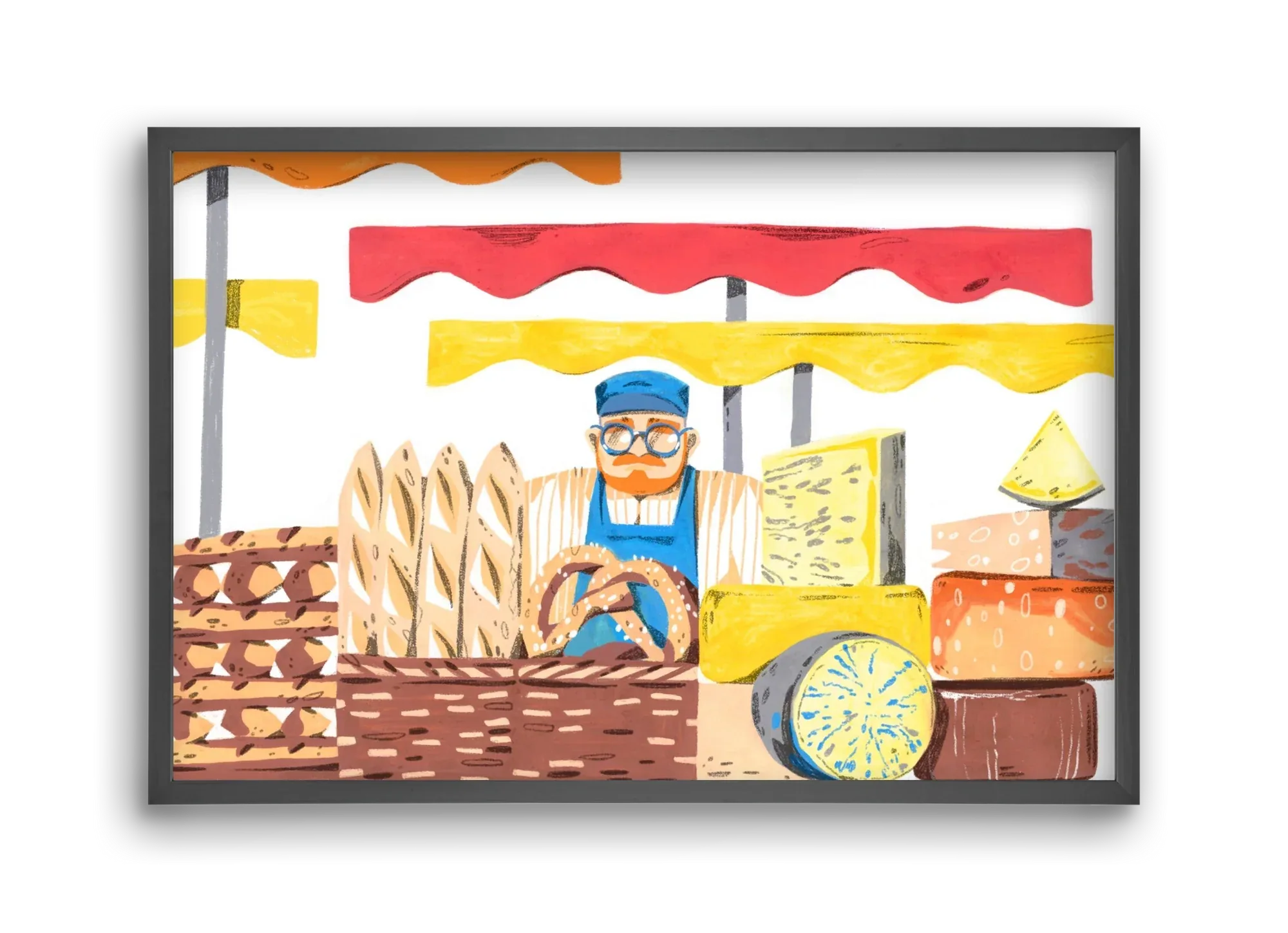 Cheese market - artbridge
