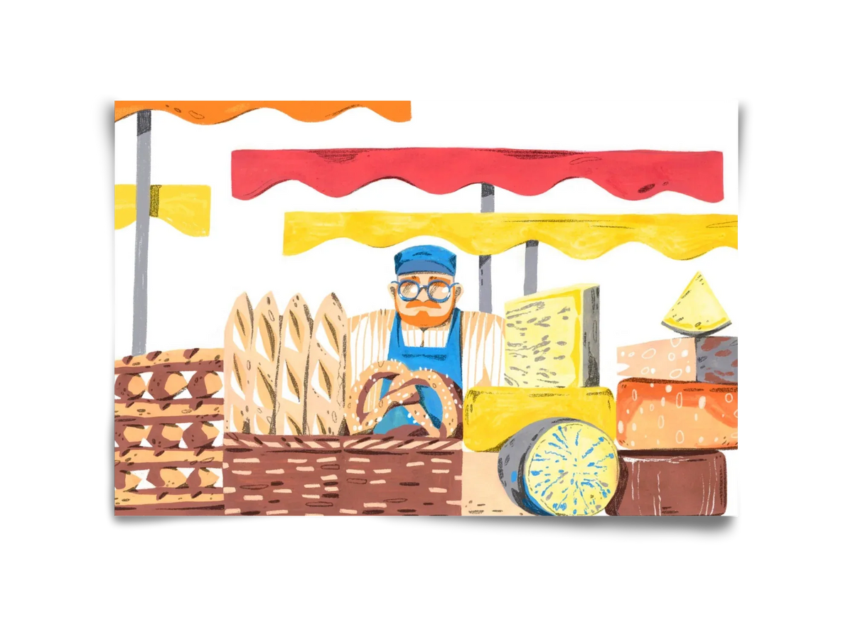 Cheese market - artbridge