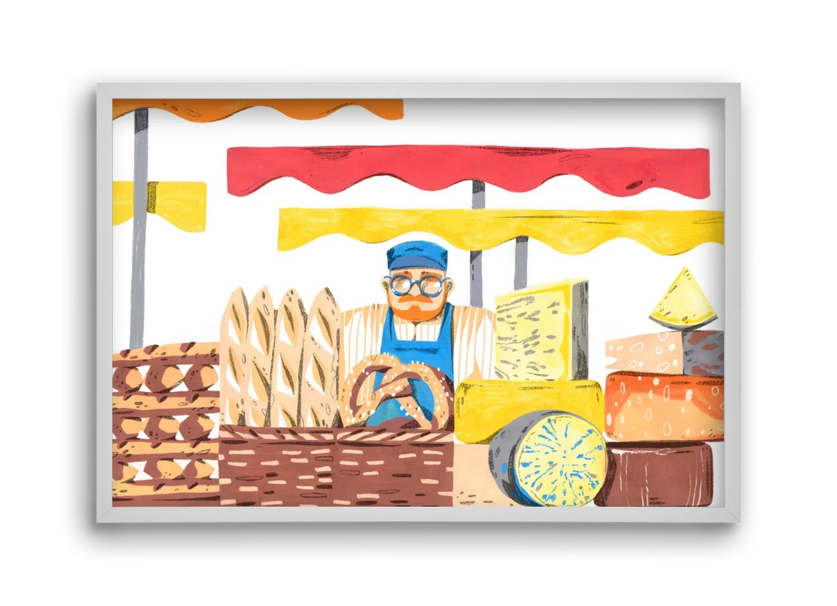 Cheese market - artbridge