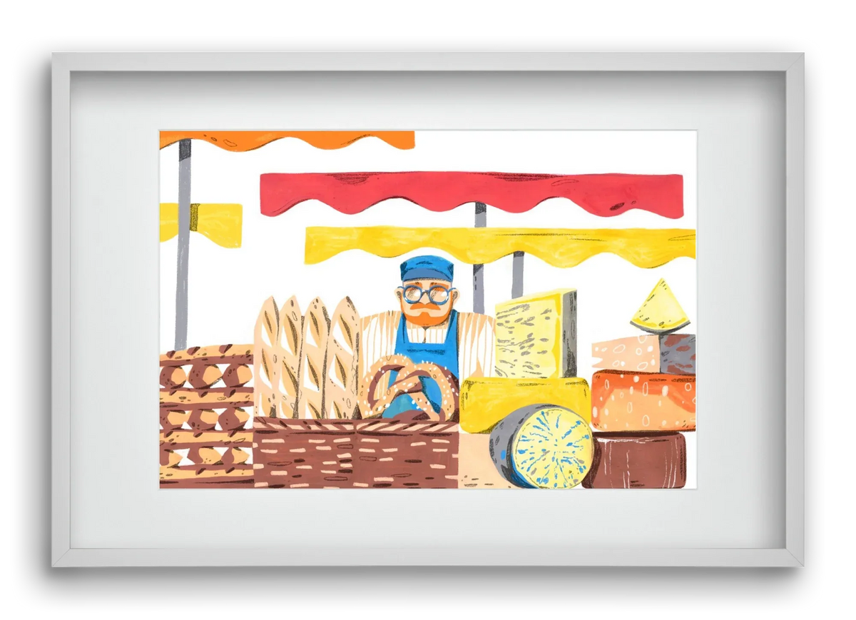 Cheese market - artbridge