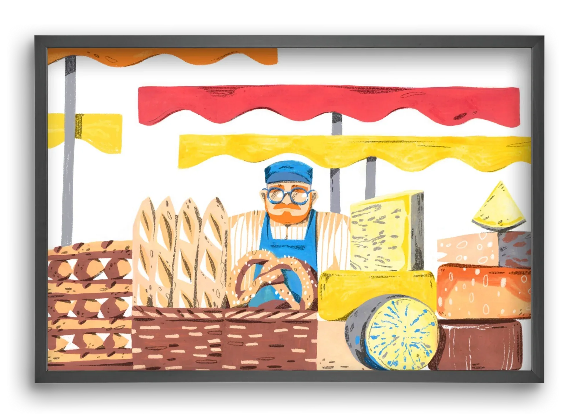 Cheese market - artbridge