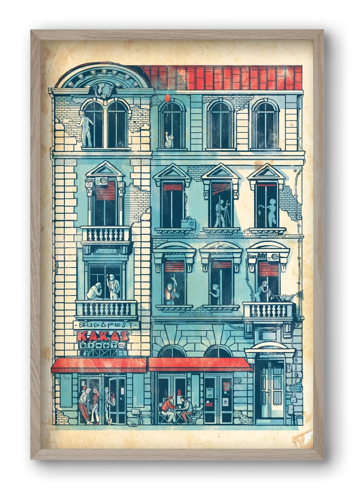 Akacfa street - artbridge