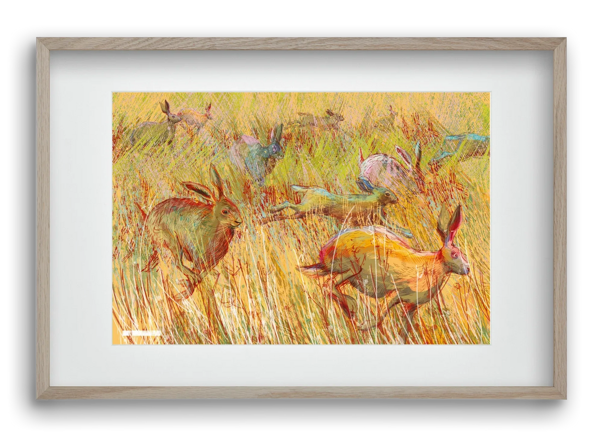 Running of hares - artbridge