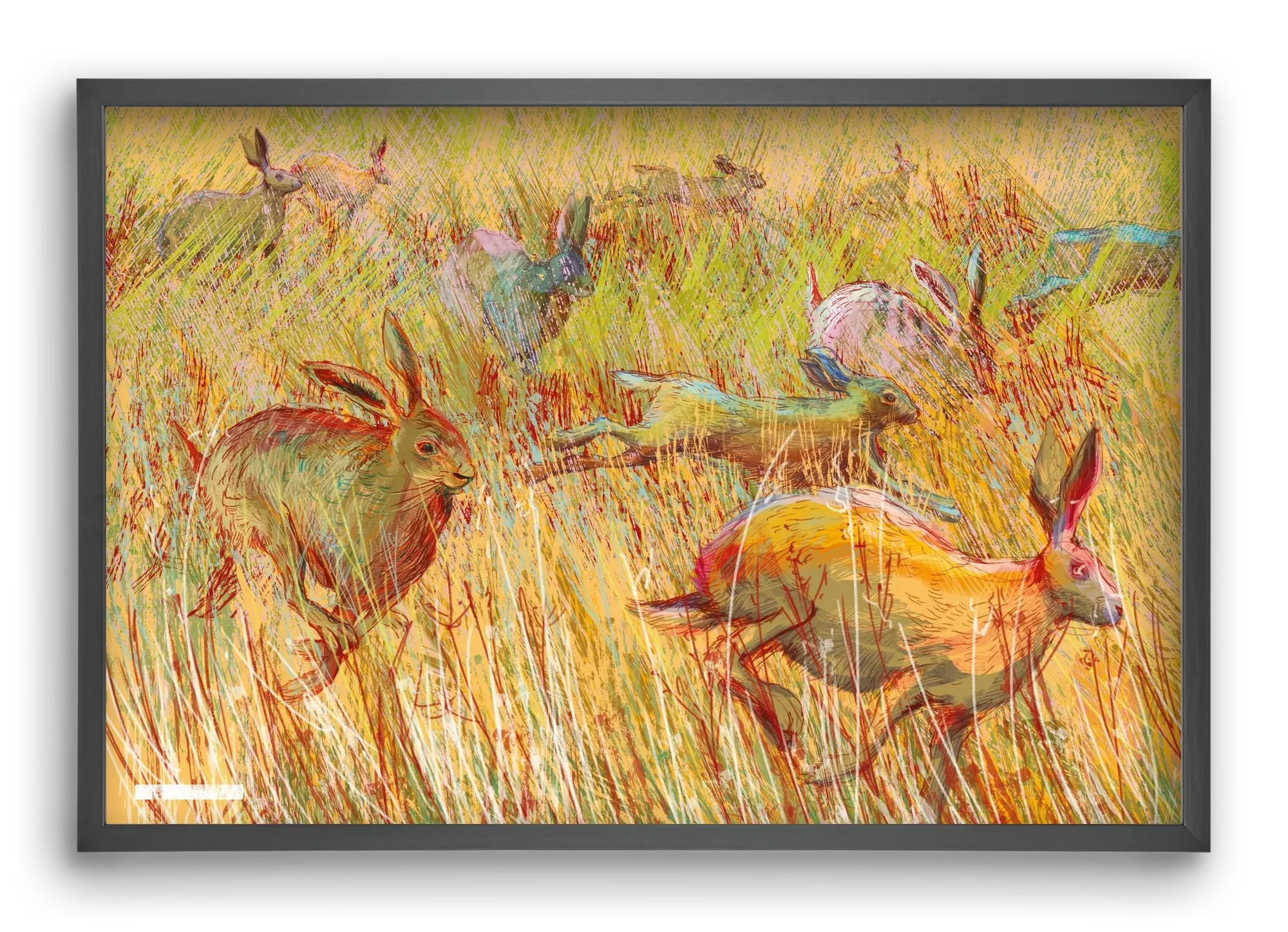 Running of hares - artbridge