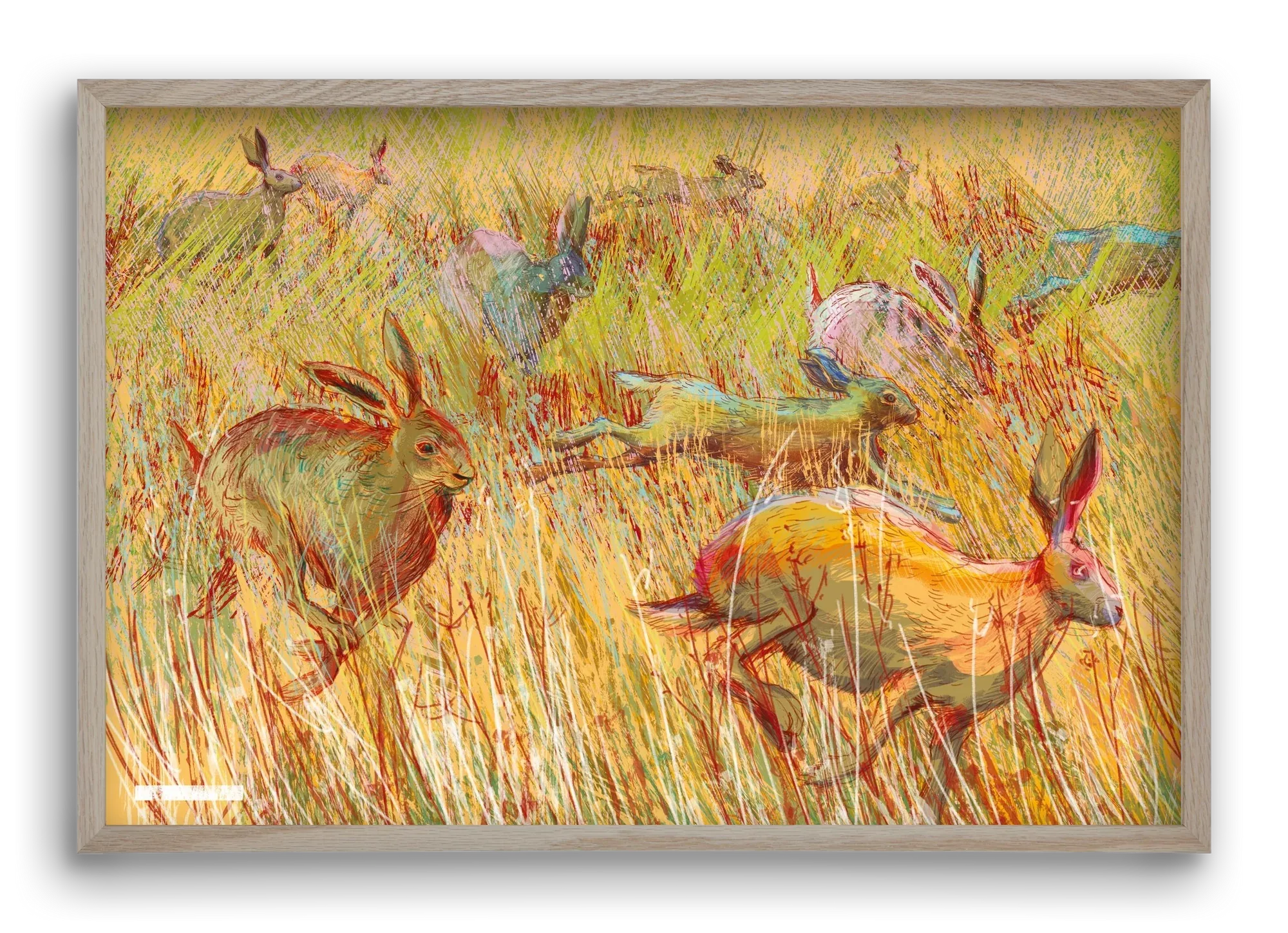 Running of hares - artbridge
