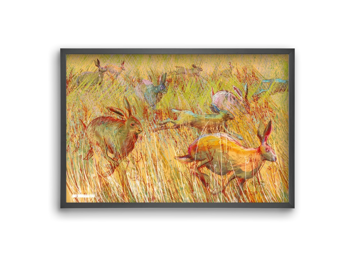 Running of hares - artbridge