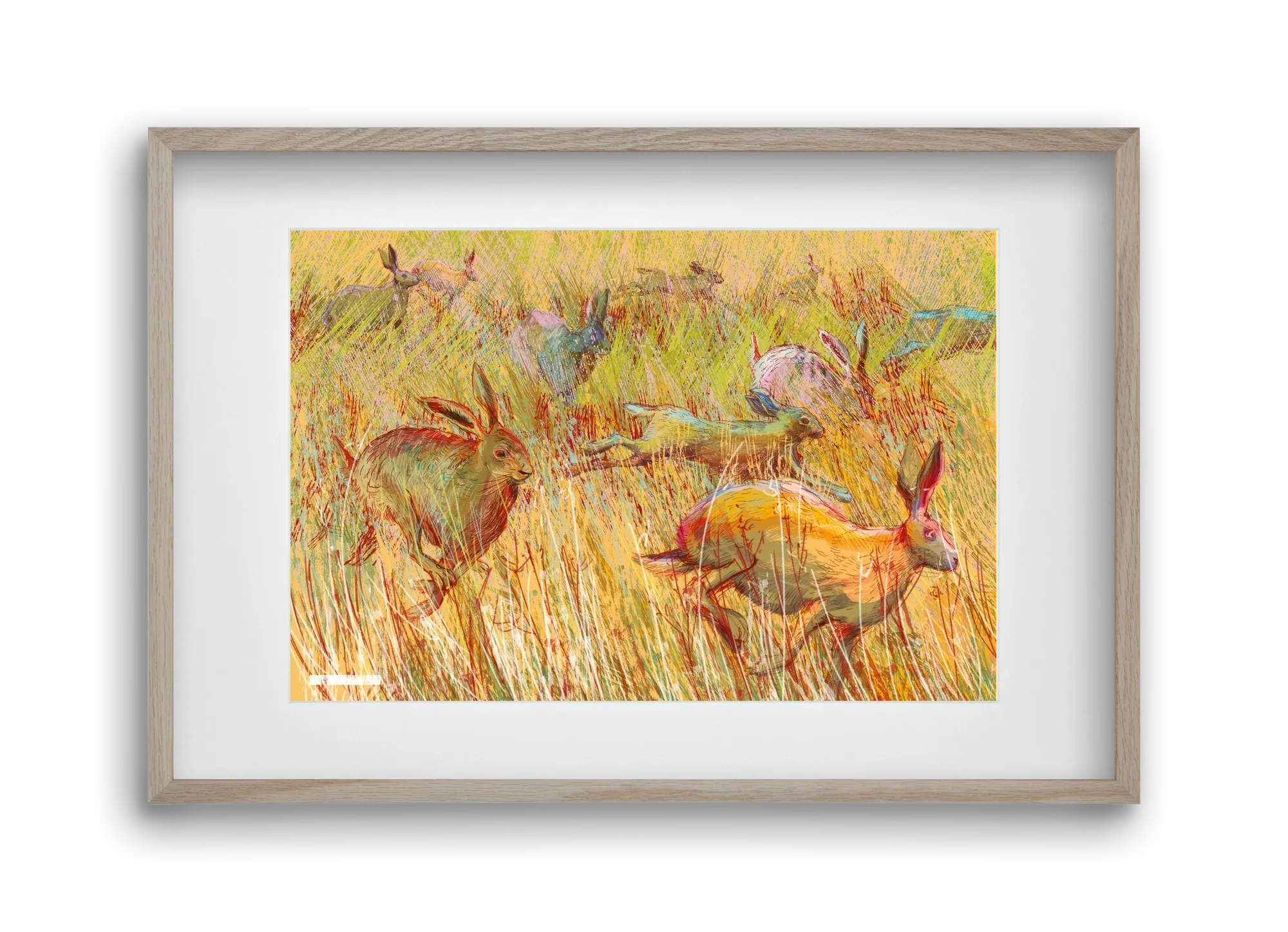 Running of hares - artbridge