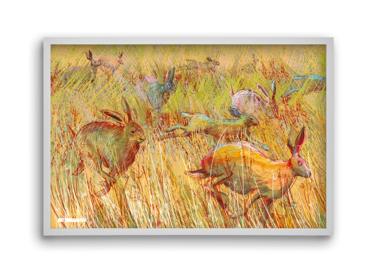 Running of hares - artbridge