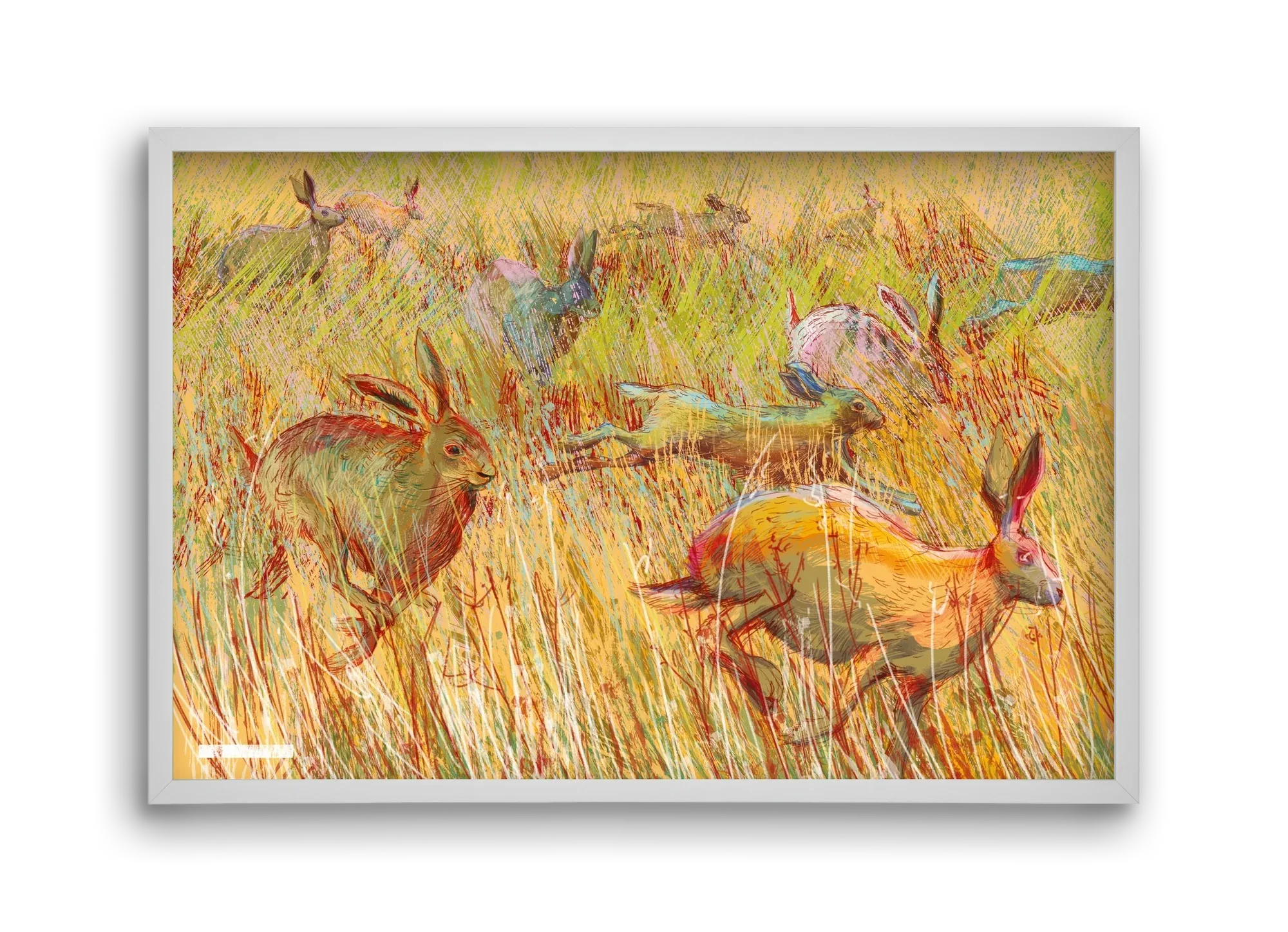 Running of hares - artbridge