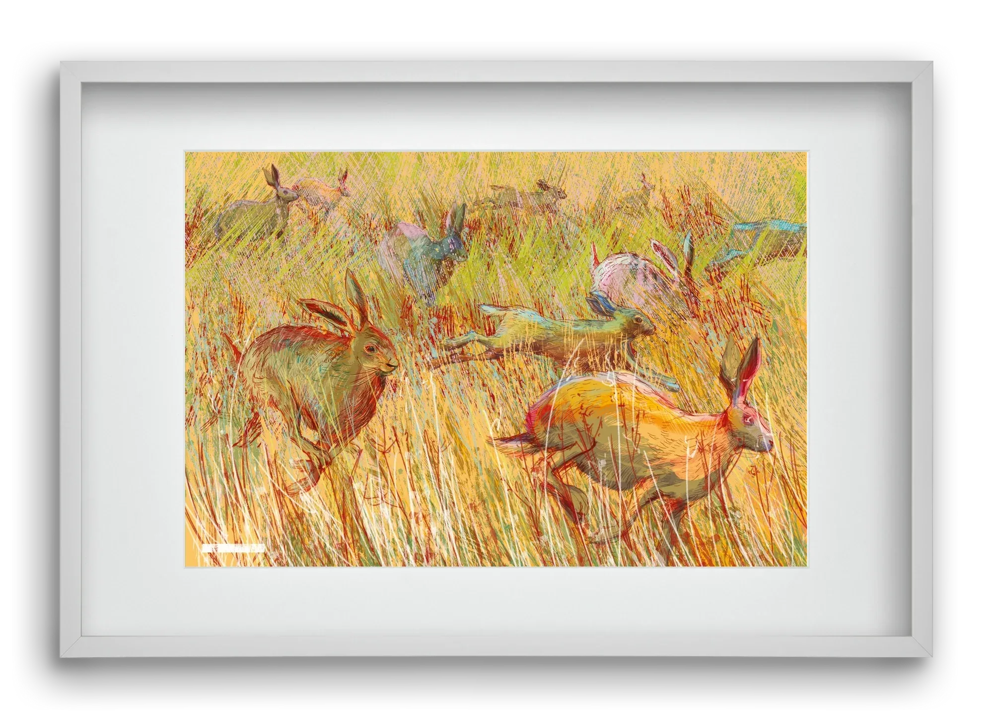 Running of hares - artbridge