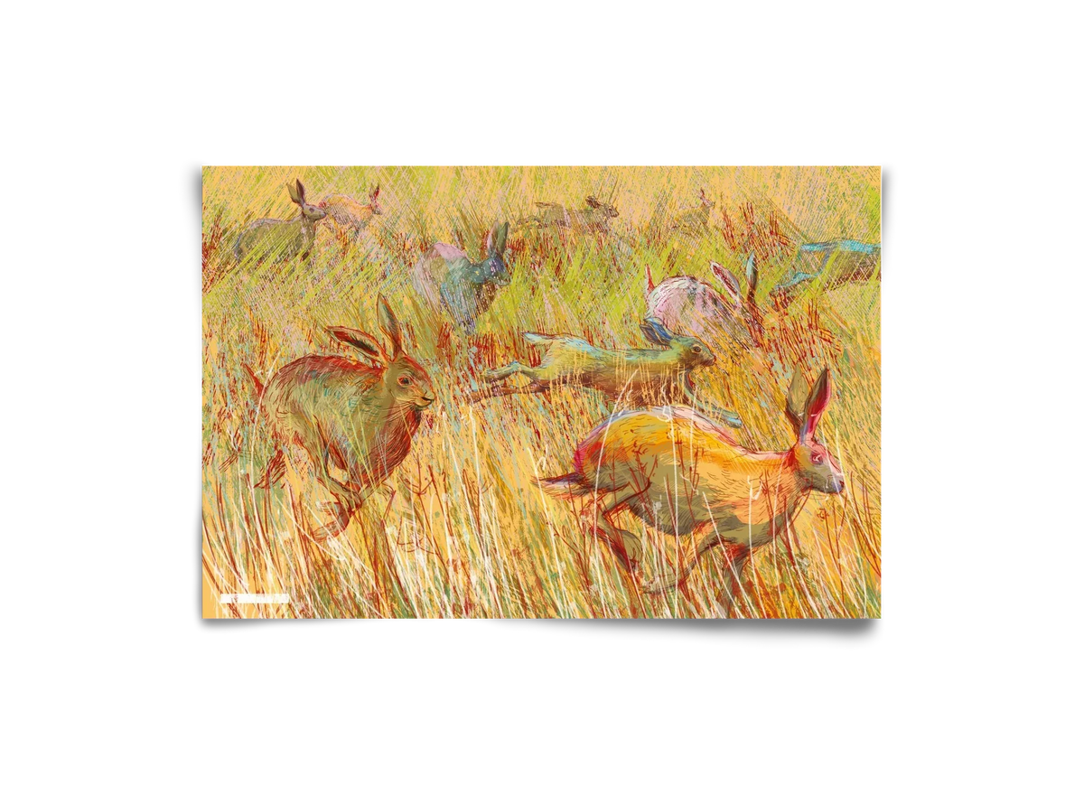 Running of hares - artbridge