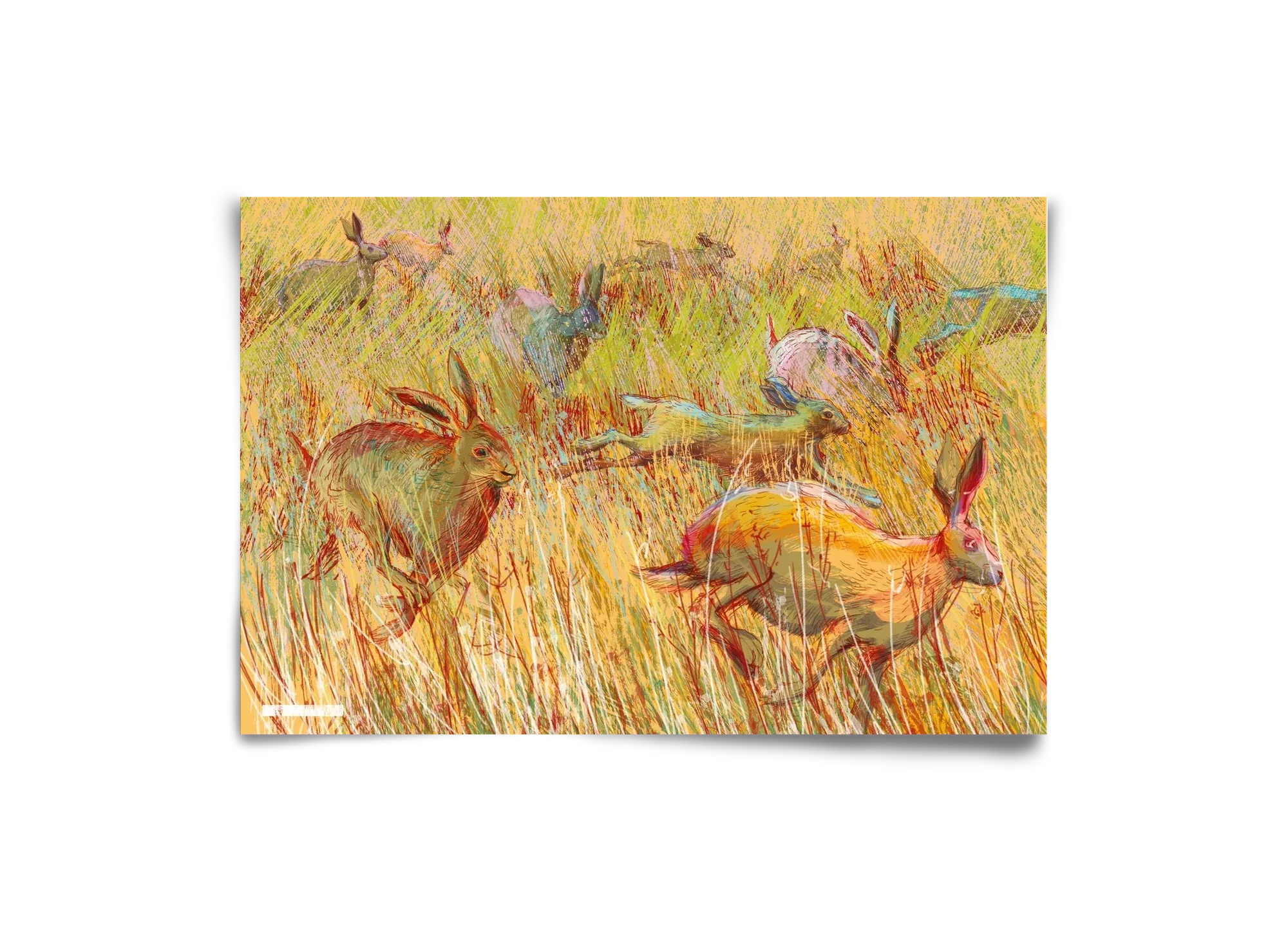 Running of hares - artbridge