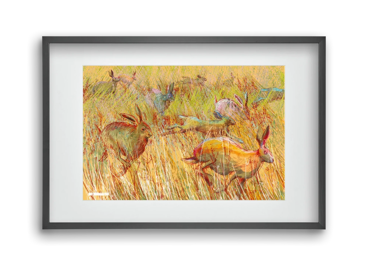 Running of hares - artbridge