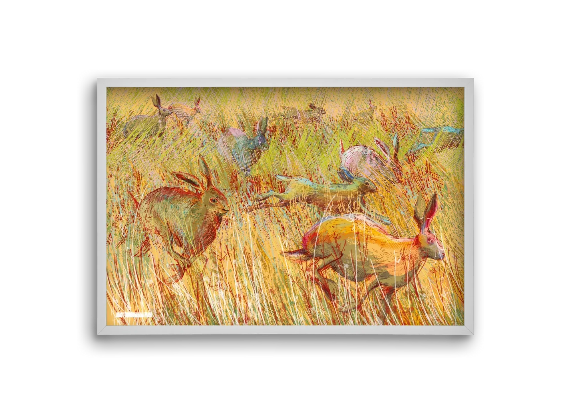 Running of hares - artbridge