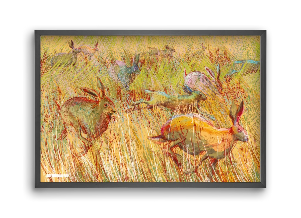 Running of hares - artbridge