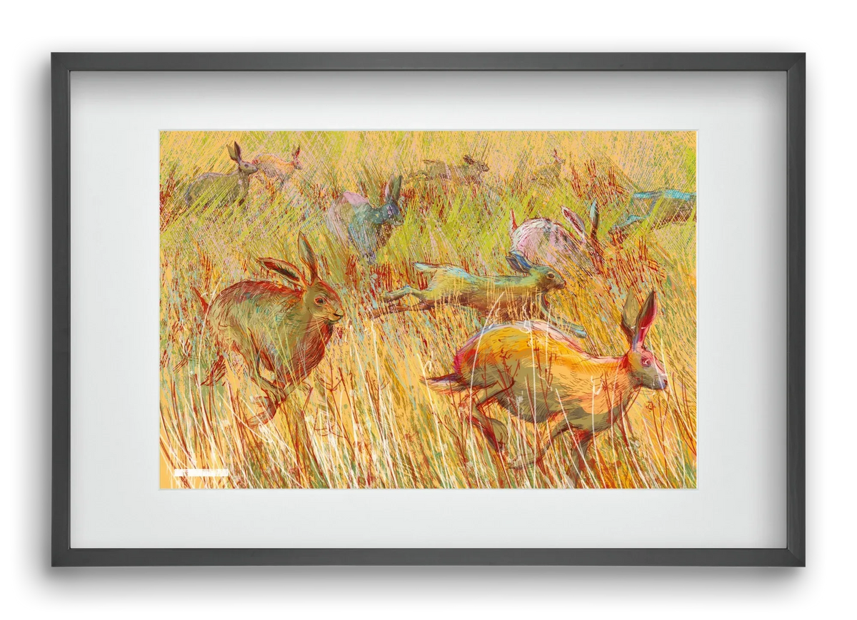 Running of hares - artbridge