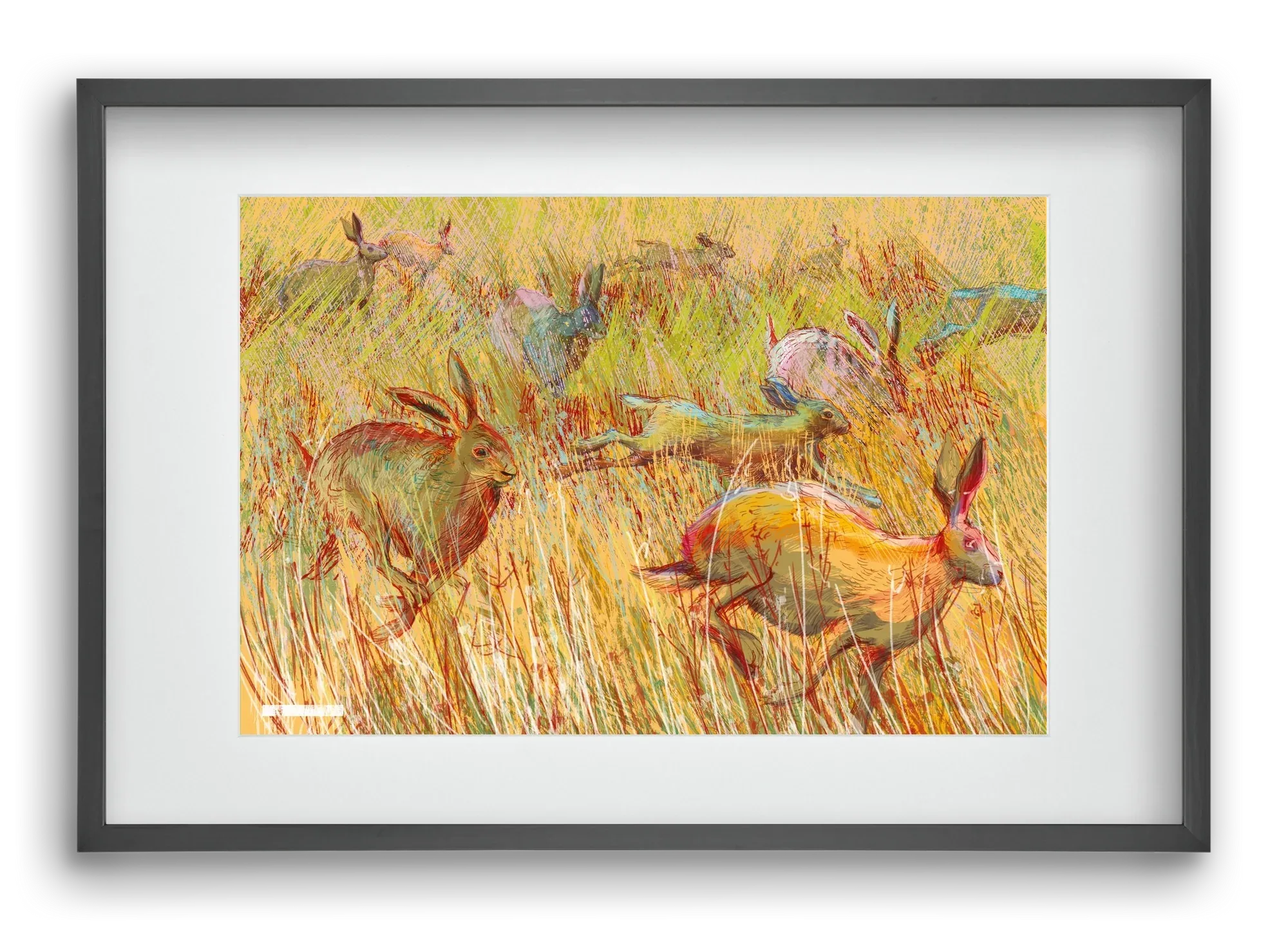 Running of hares - artbridge