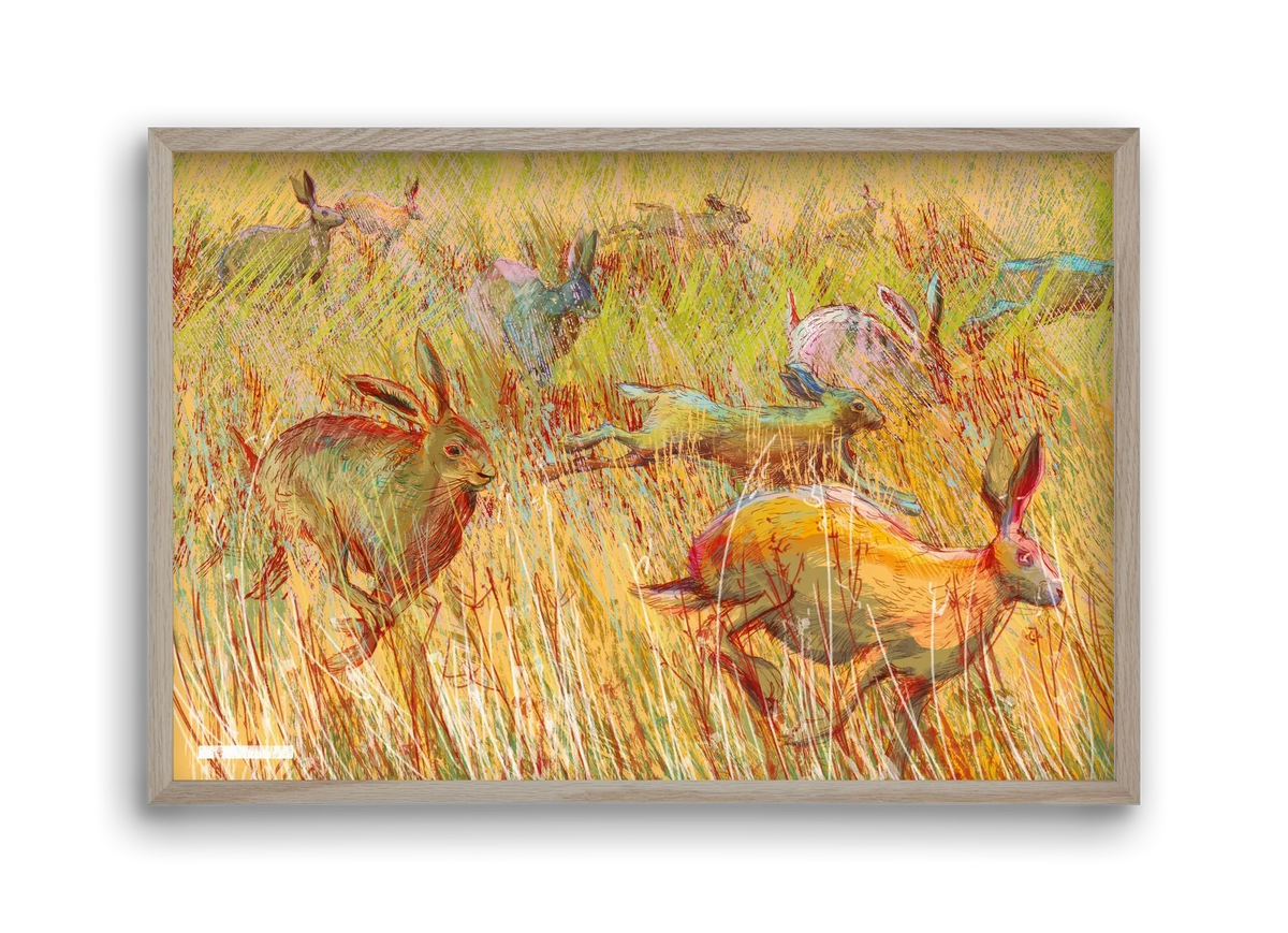 Running of hares - artbridge