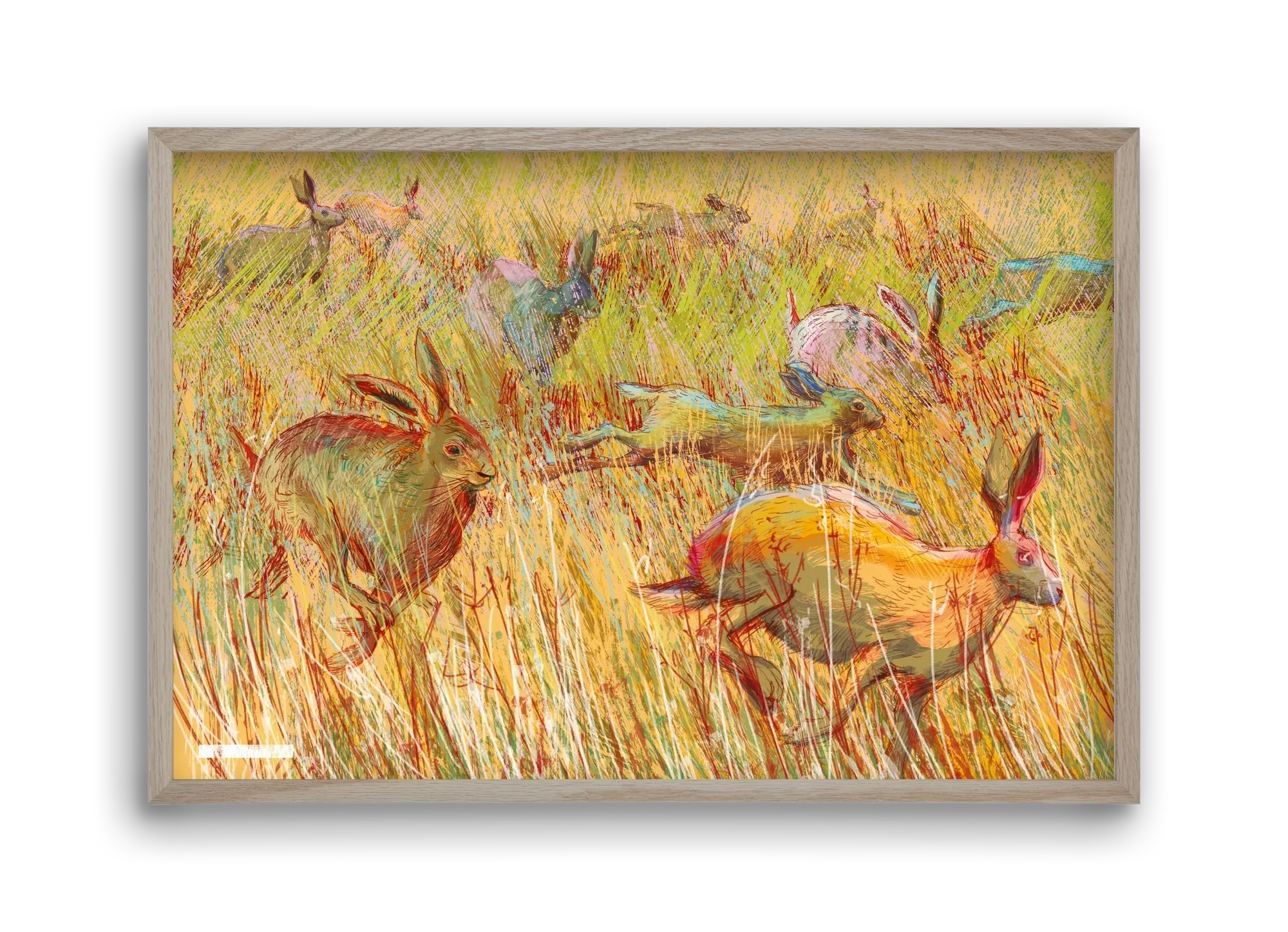 Running of hares - artbridge