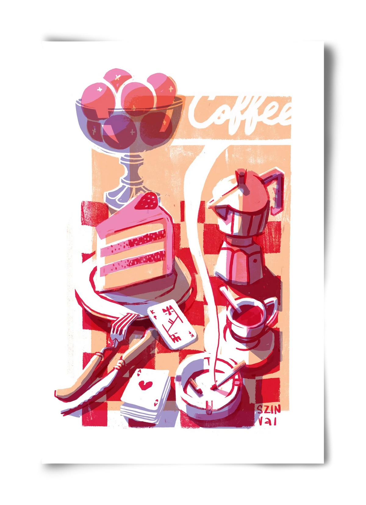 Coffee and cake and cigarettes - artbridge