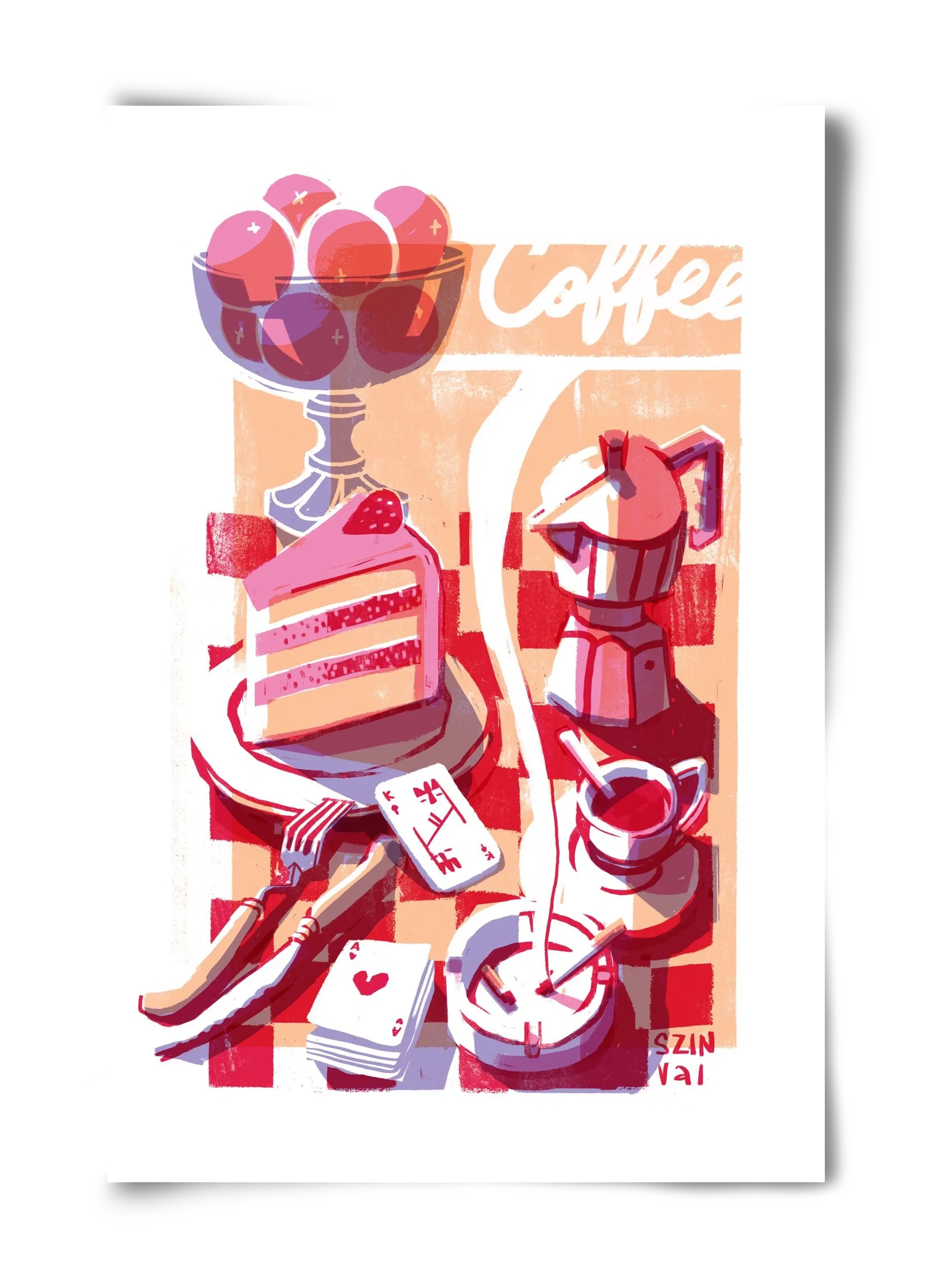 Coffee and cake and cigarettes - artbridge