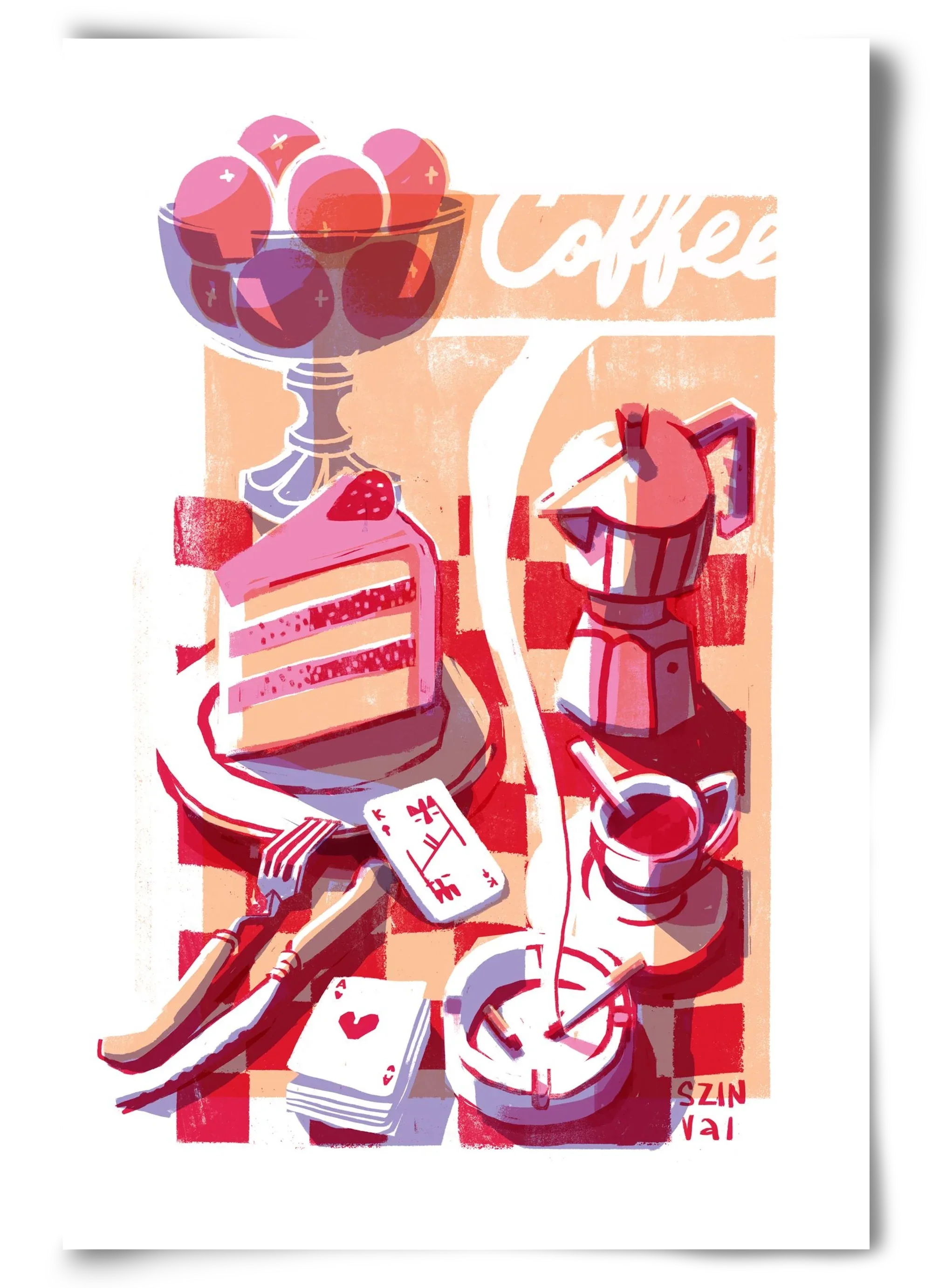 Coffee and cake and cigarettes - artbridge