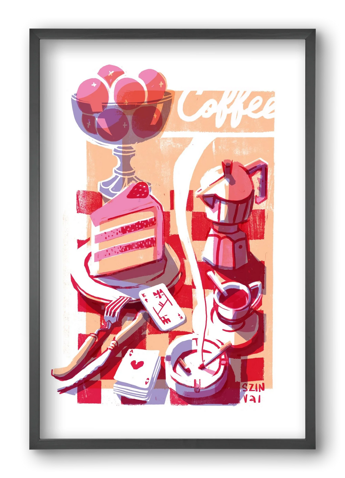 Coffee and cake and cigarettes - artbridge