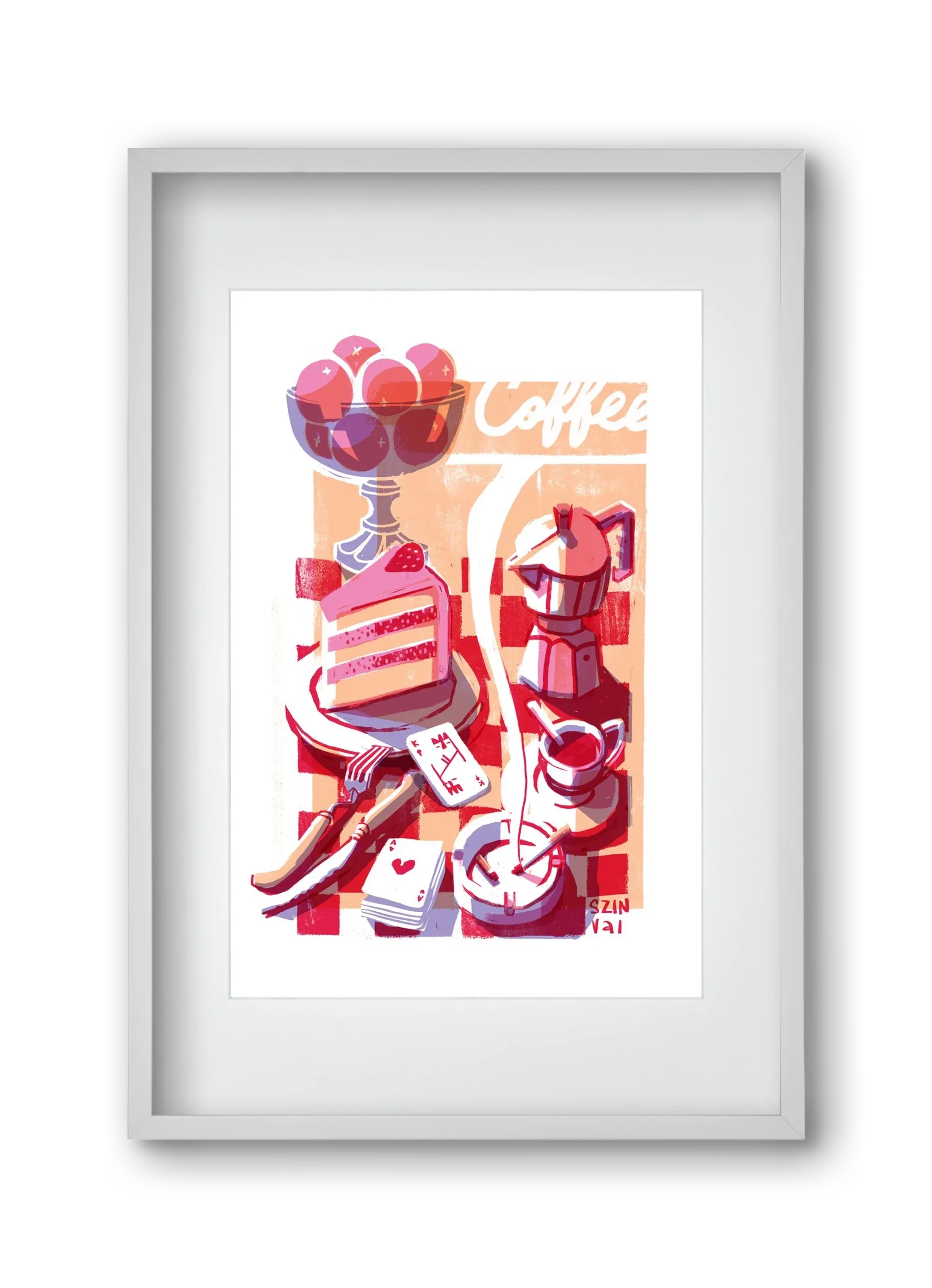 Coffee and cake and cigarettes - artbridge