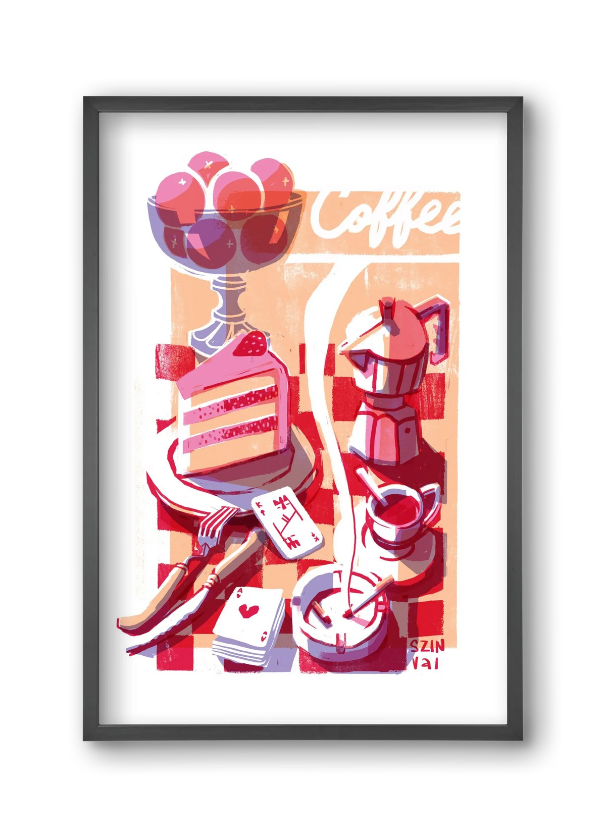Coffee and cake and cigarettes - artbridge