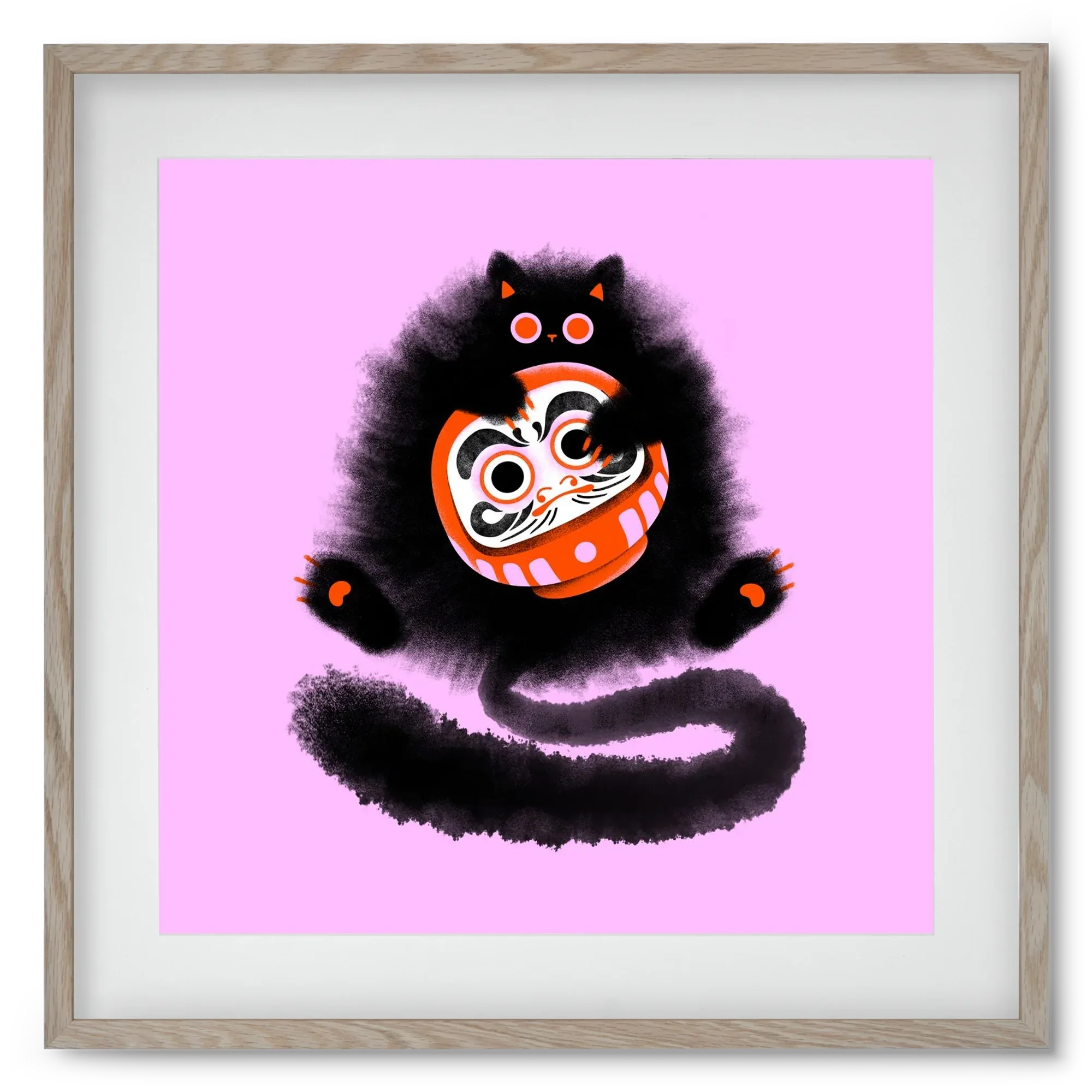 Daruma cat - artbridge