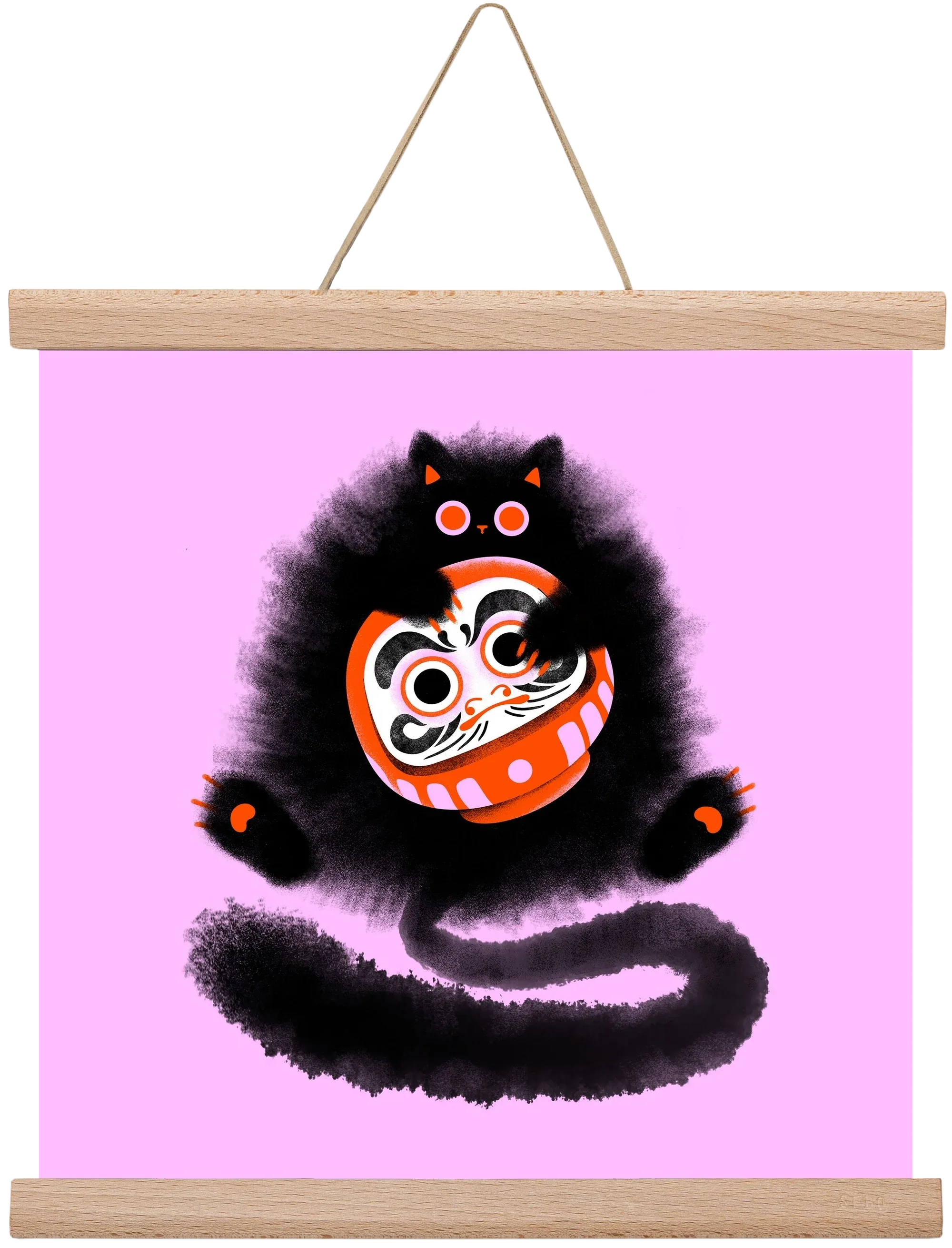 Daruma cat - artbridge