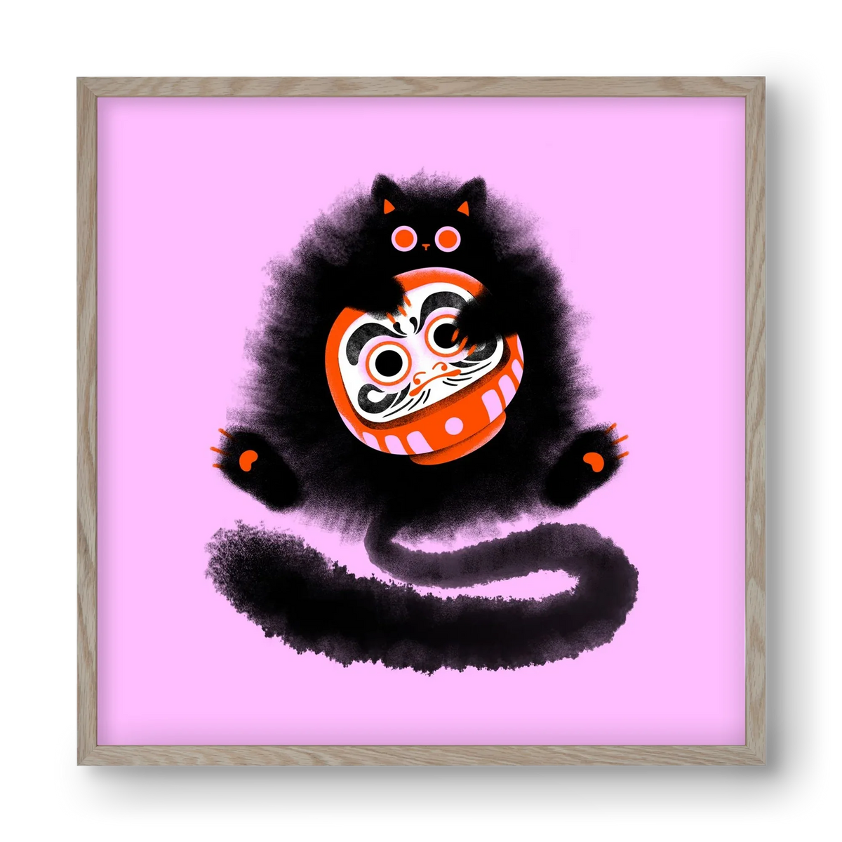 Daruma cat - artbridge