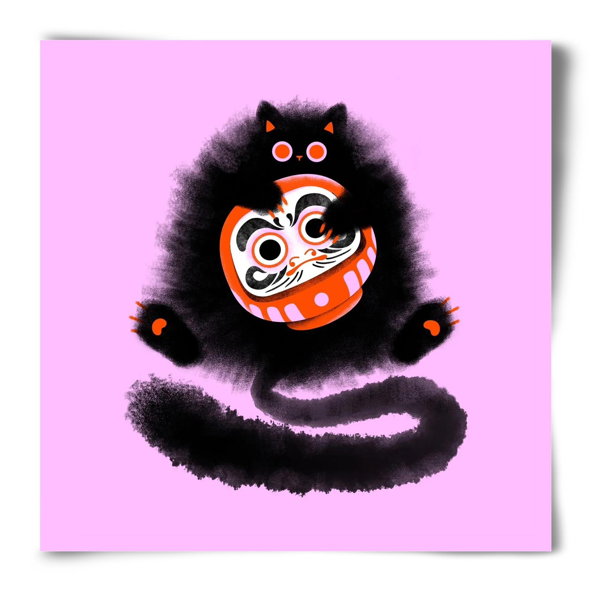 Daruma cat - artbridge