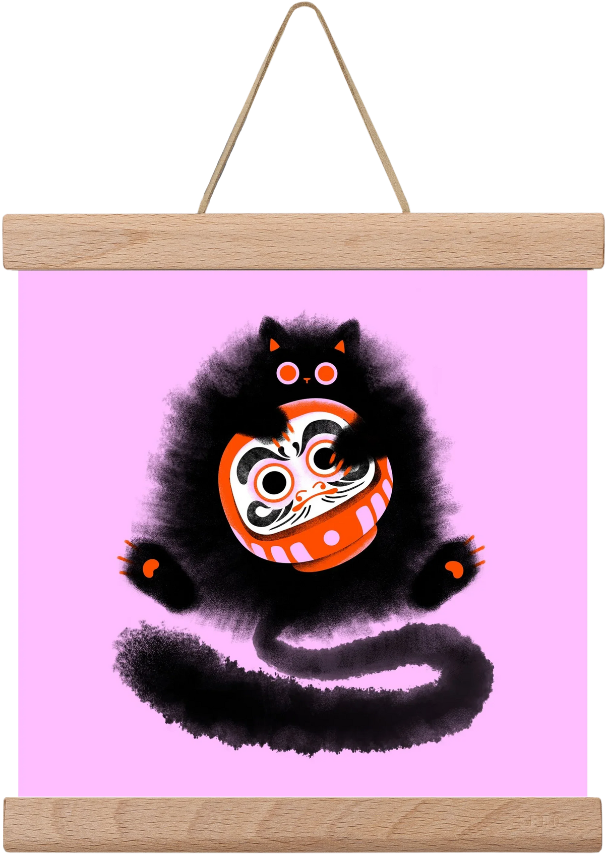 Daruma cat - artbridge