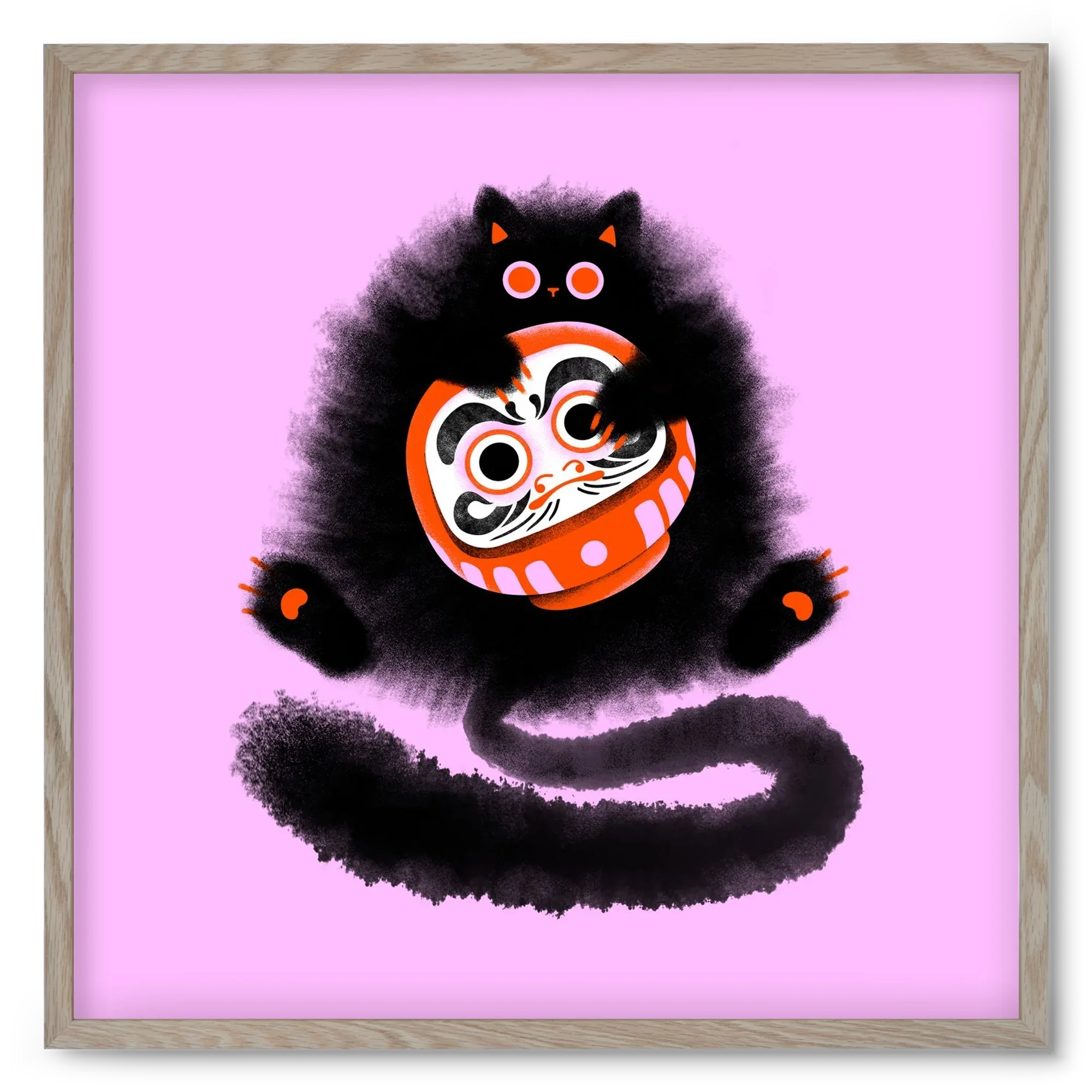 Daruma cat - artbridge