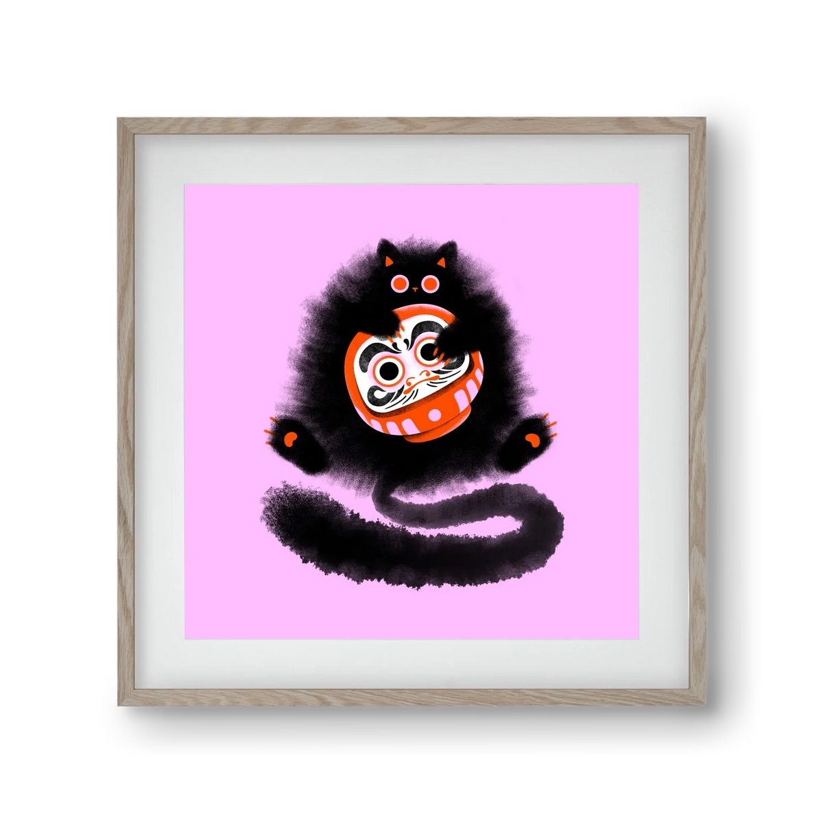 Daruma cat - artbridge