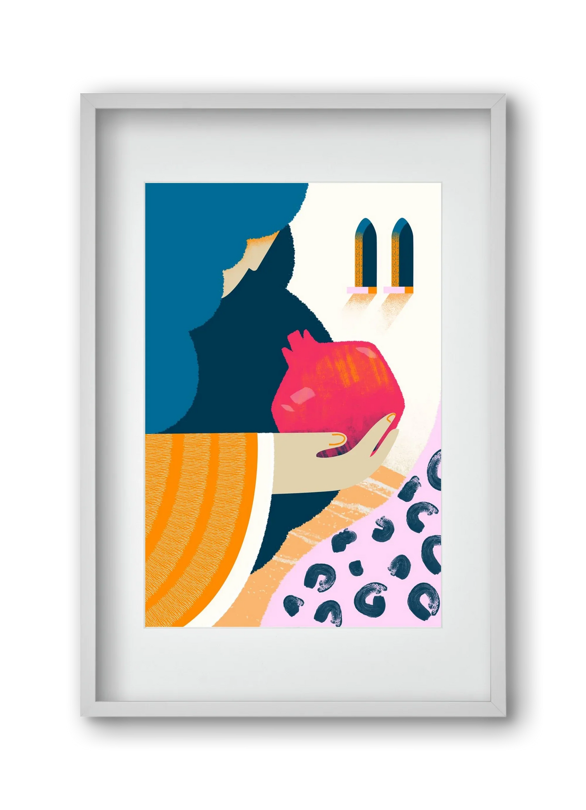 Lady with pomegranate - artbridge