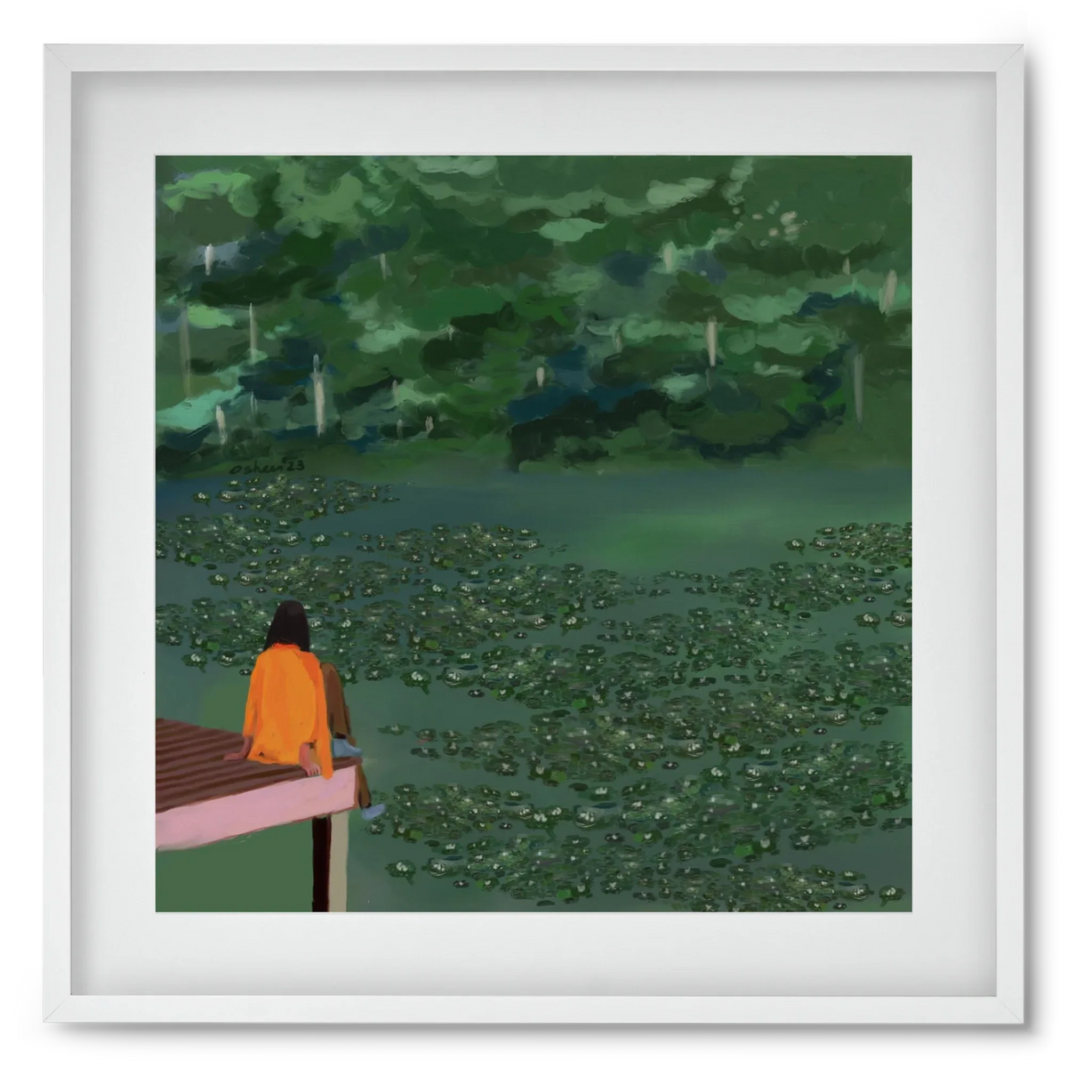 DAYDREAMING AT THE LAKE - artbridge