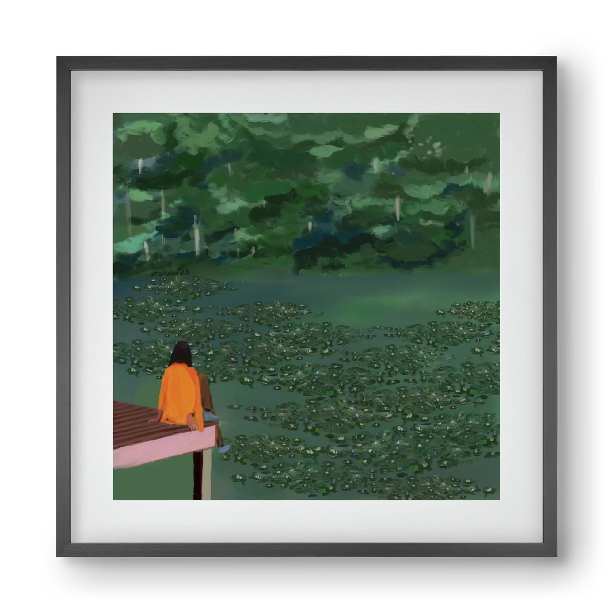 DAYDREAMING AT THE LAKE - artbridge