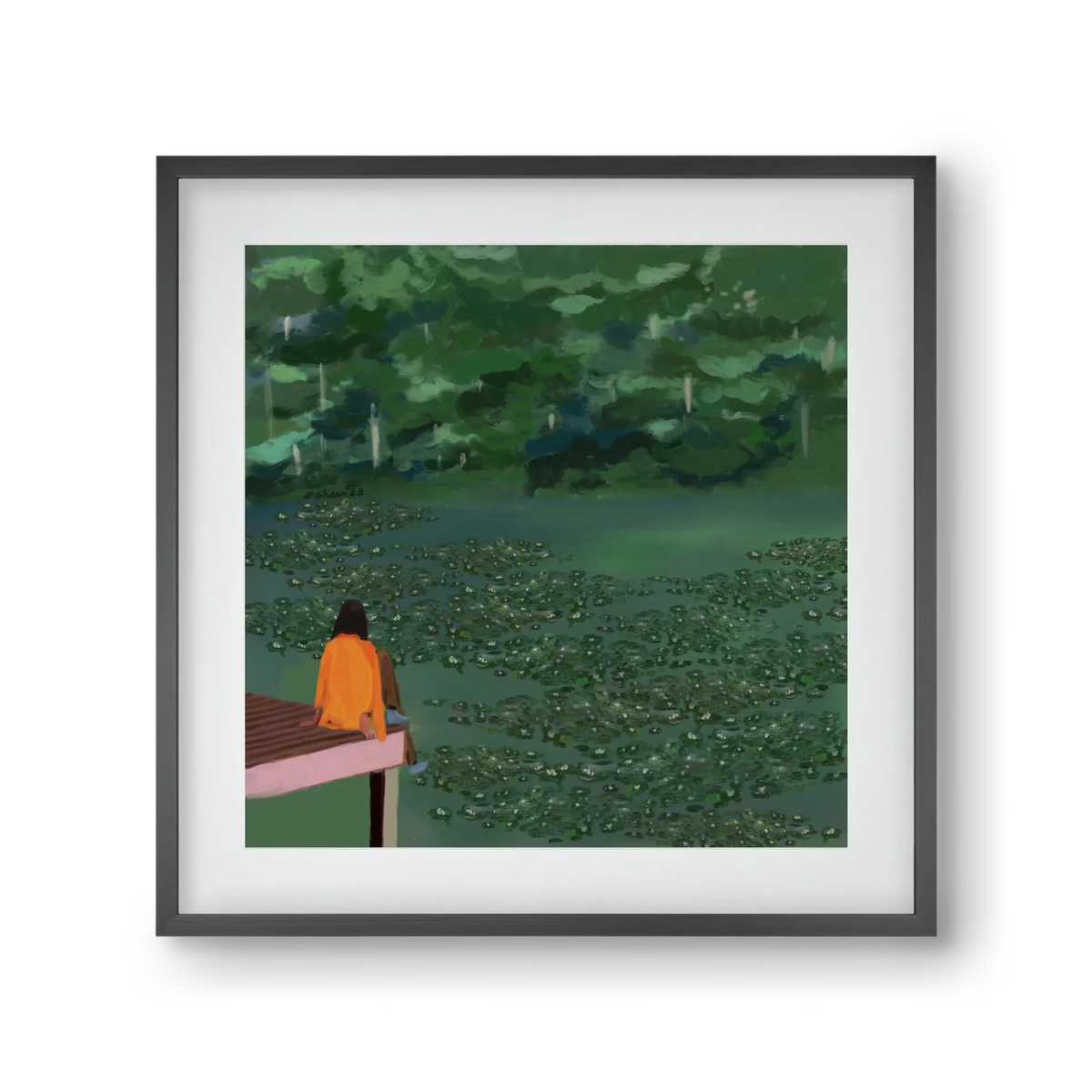 DAYDREAMING AT THE LAKE - artbridge
