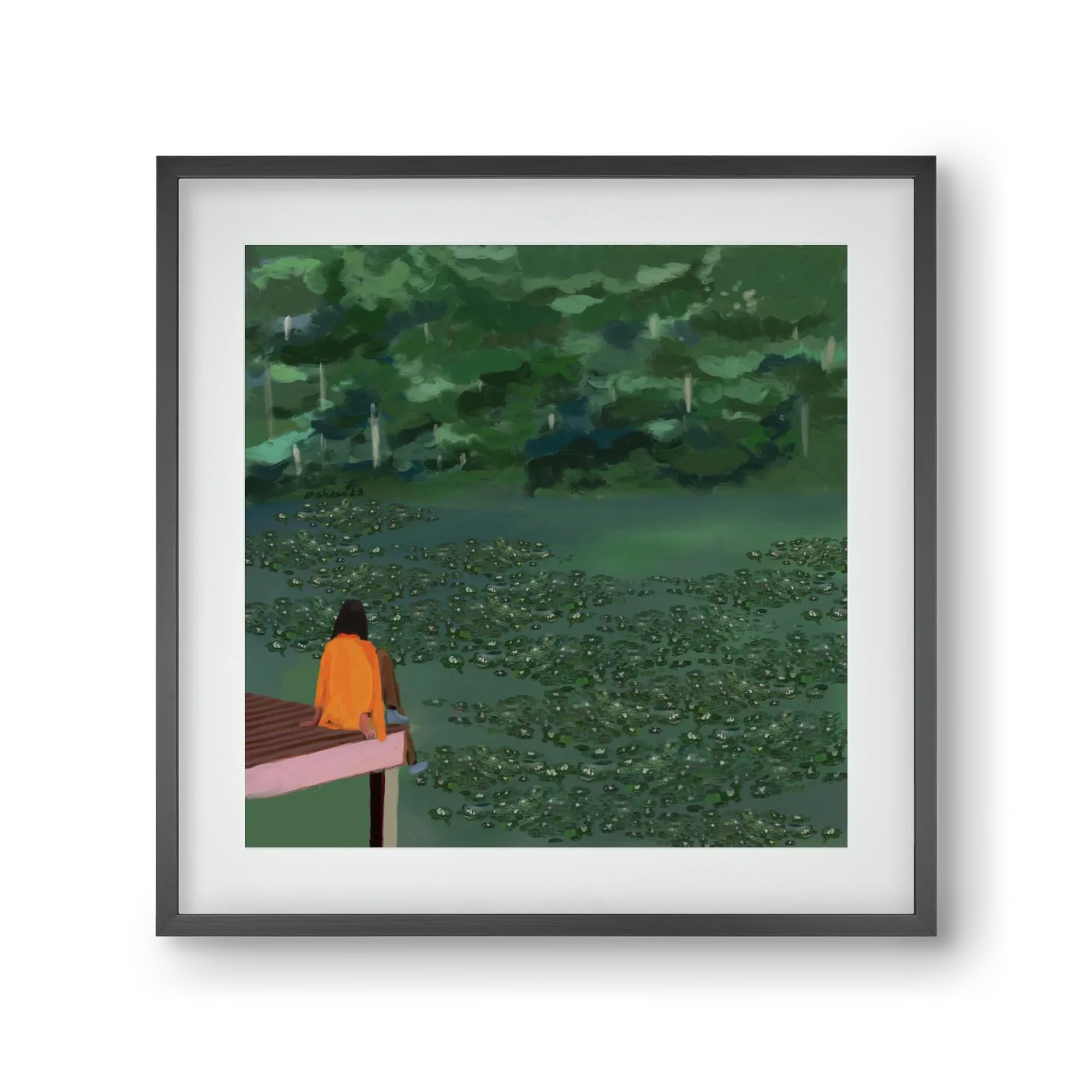 DAYDREAMING AT THE LAKE - artbridge