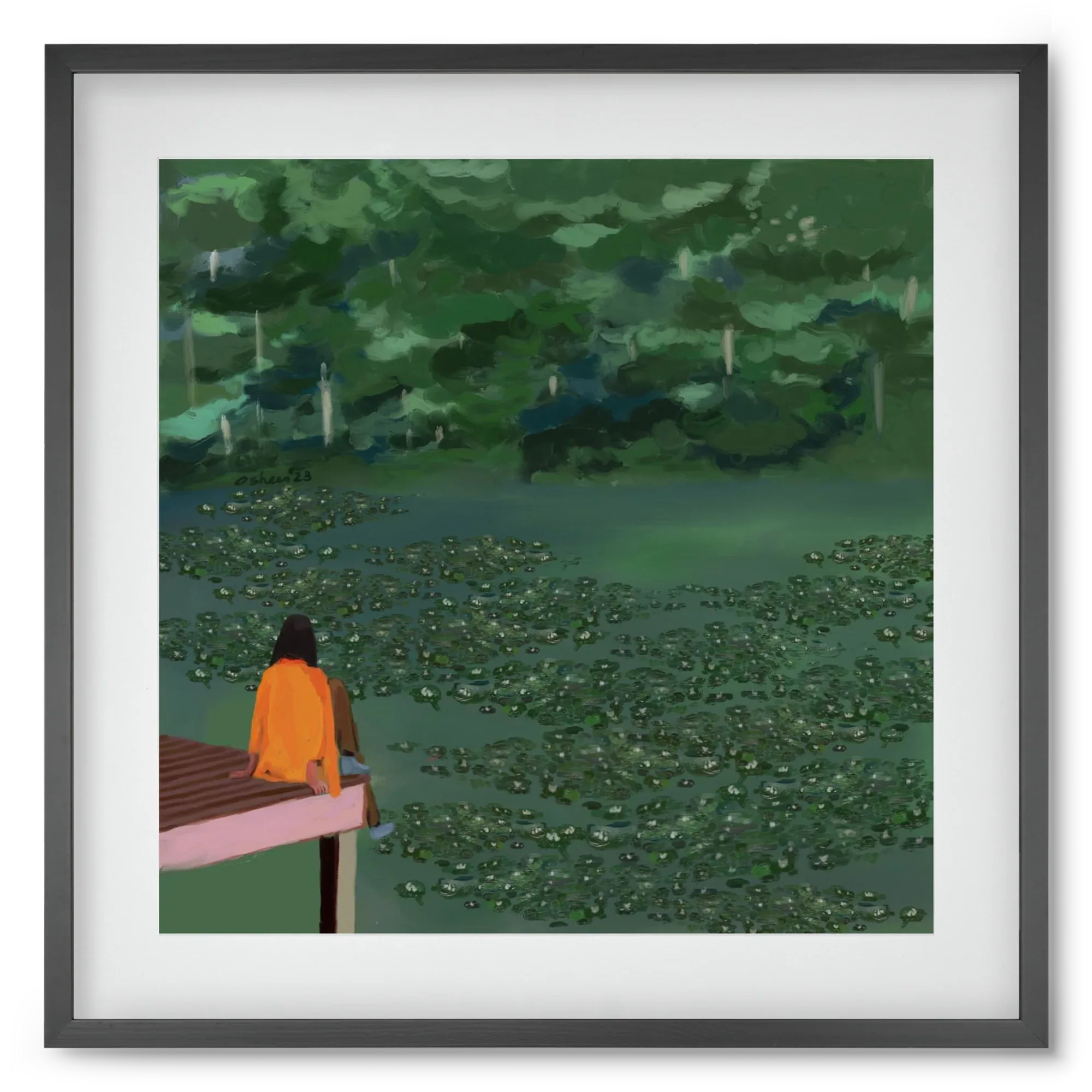 DAYDREAMING AT THE LAKE - artbridge