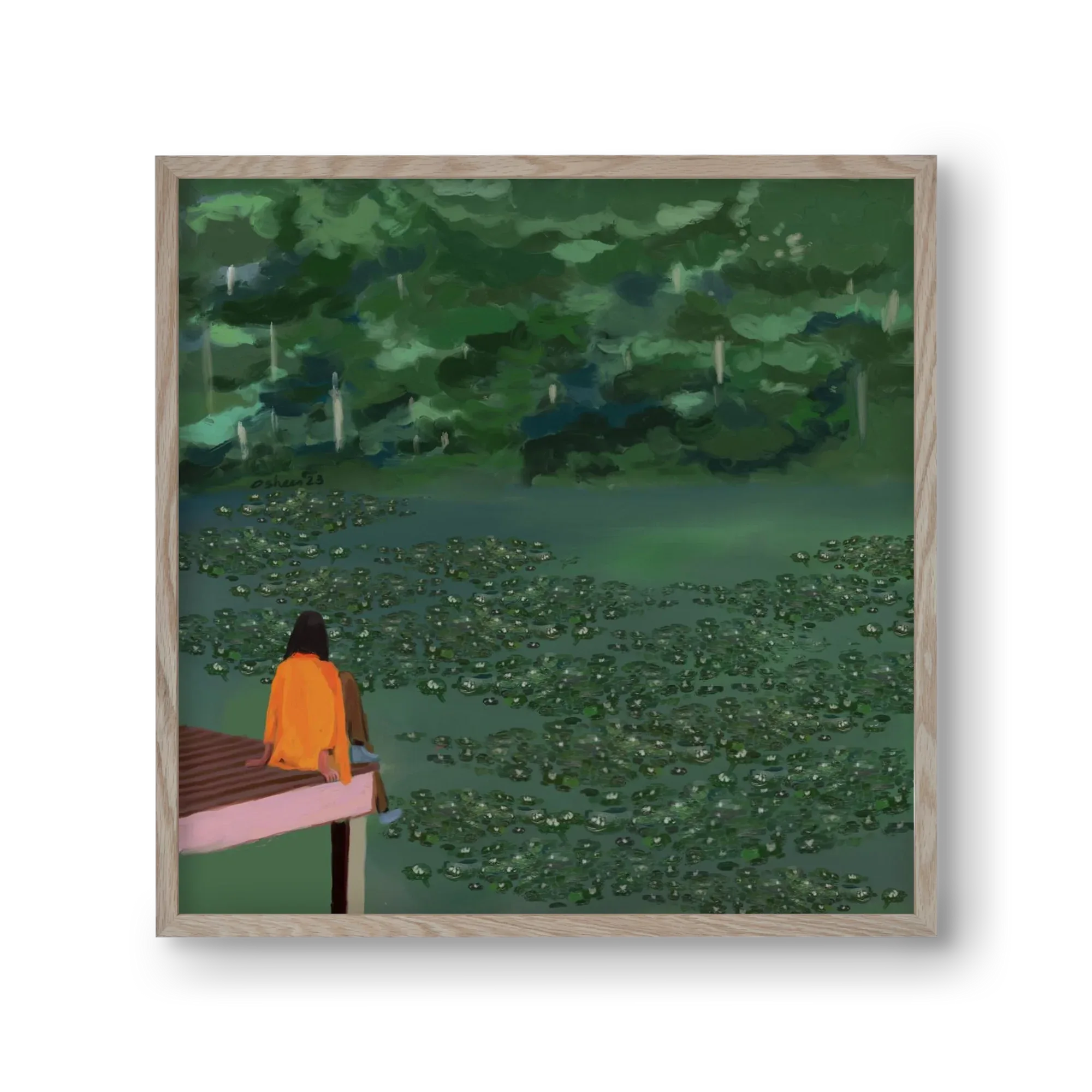 DAYDREAMING AT THE LAKE - artbridge