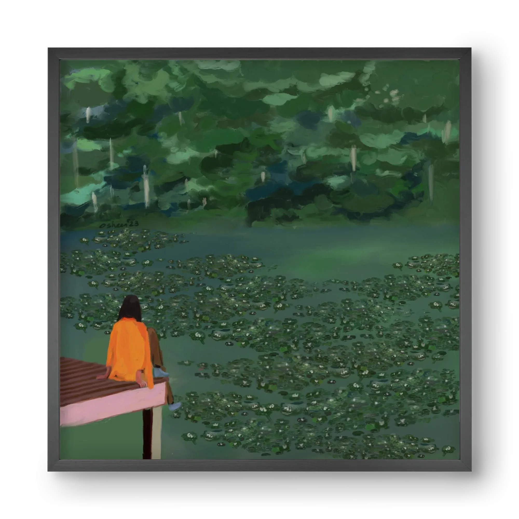 DAYDREAMING AT THE LAKE - artbridge